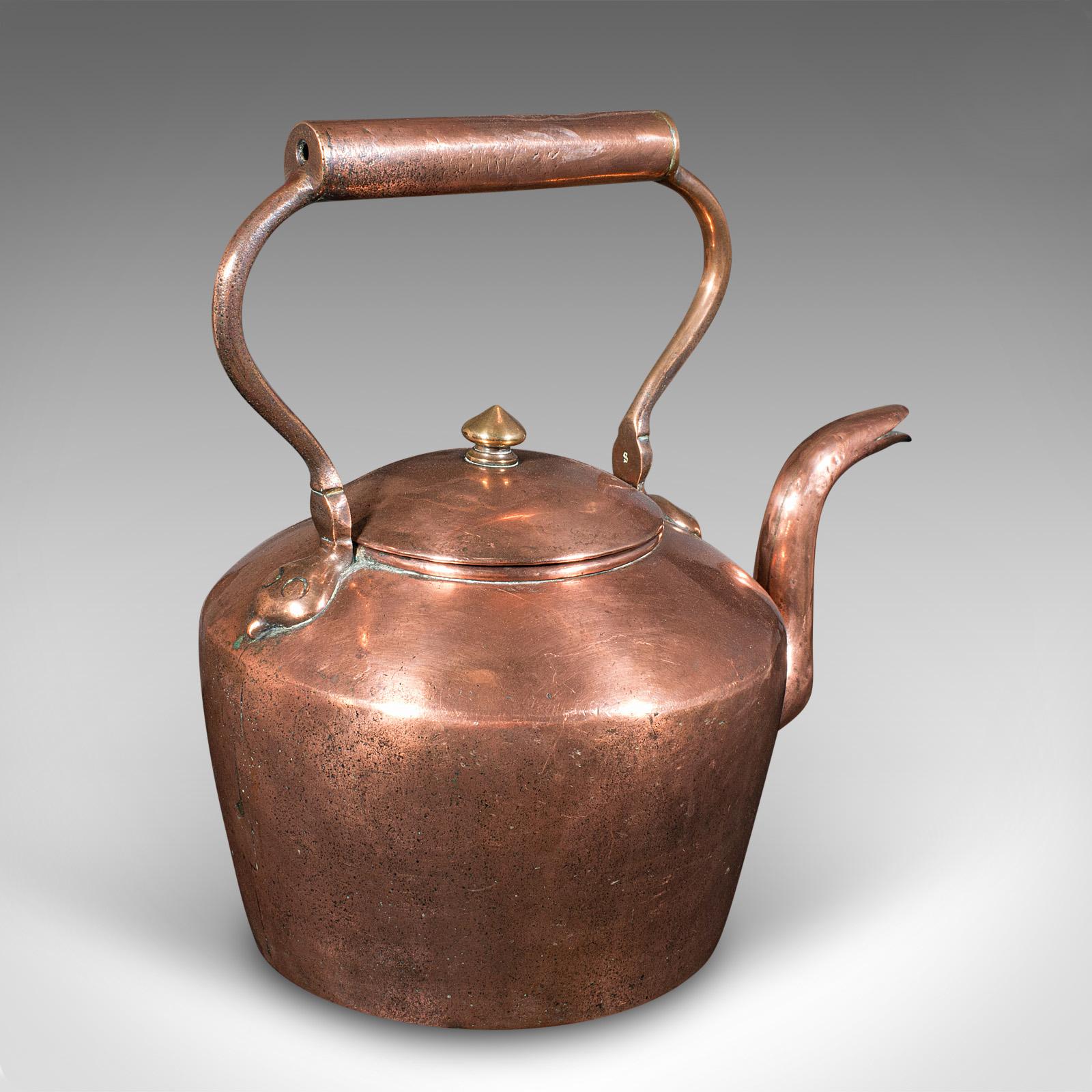 Antique Fireplace Kettle, English, Copper, Hearth Warmer - Victorian c.1870 (1 of 10) Antique Fireplace Kettle, English, Copper, Hearth Warmer - Victorian c.1870 (1 of 10)