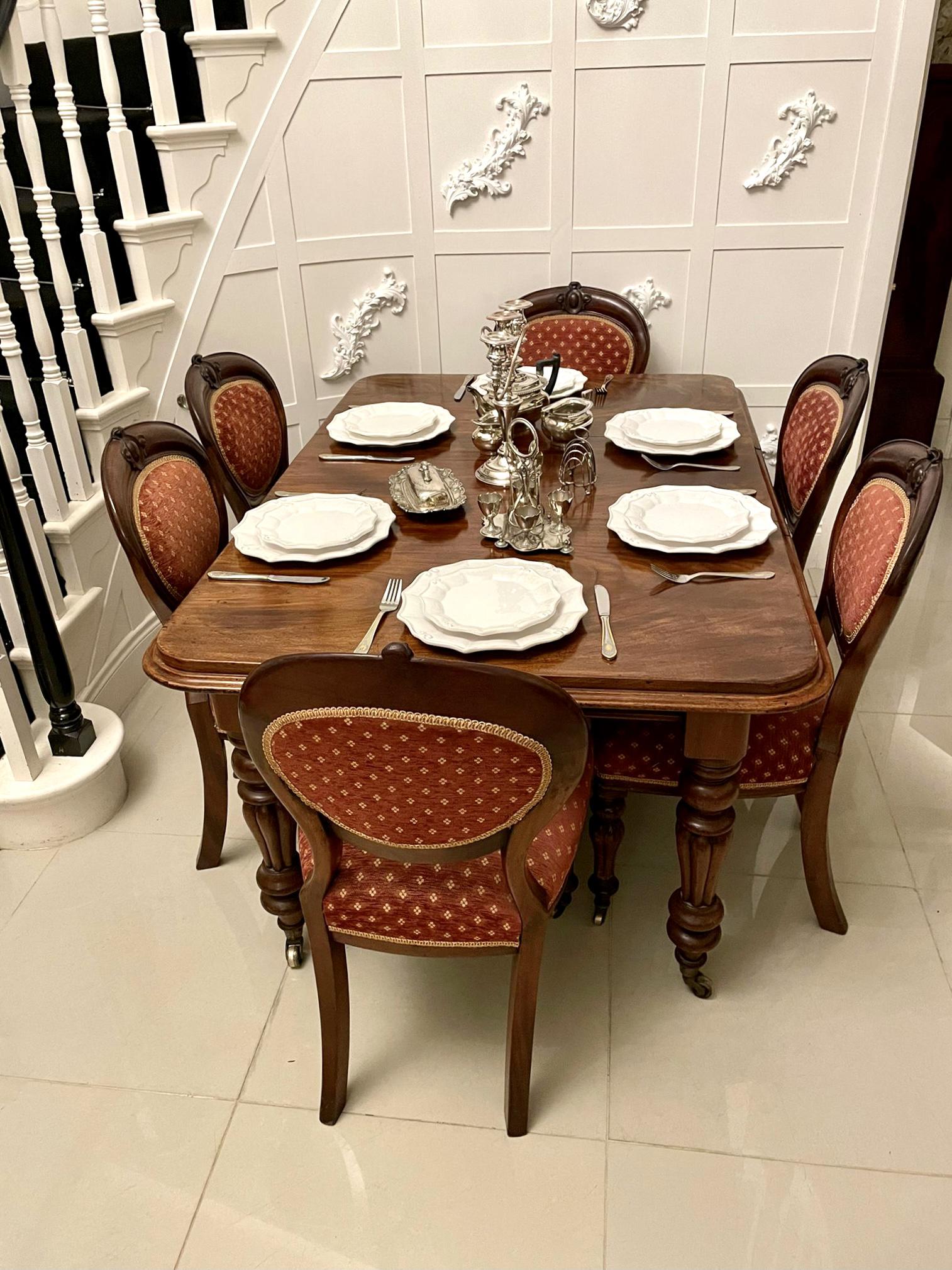 Set of Six Quality Antique Victorian Mahogany Dining Chairs (1 of 13) Set of Six Quality Antique Victorian Mahogany Dining Chairs (1 of 13)