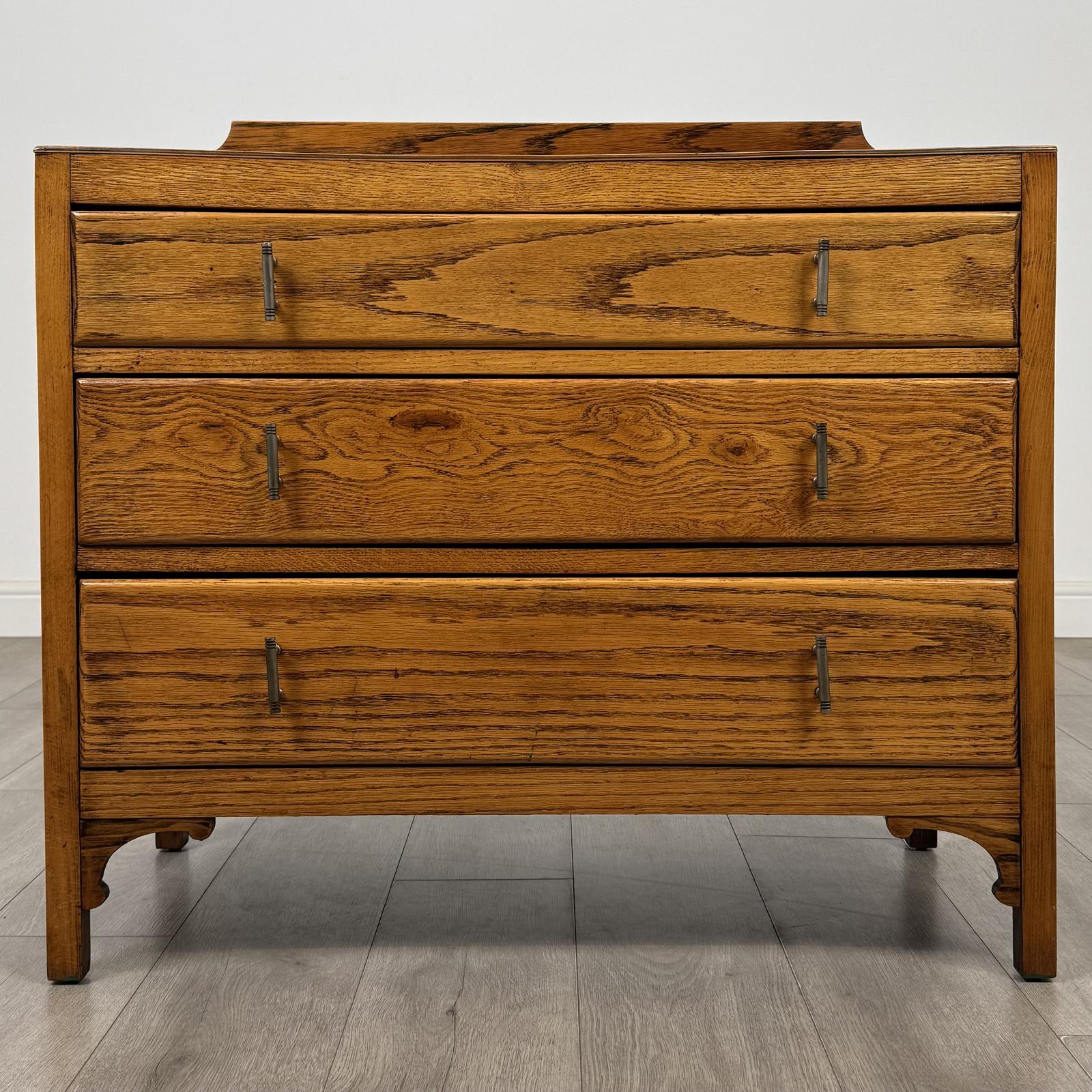 Golden Oak Small Chest of Drawers - main image