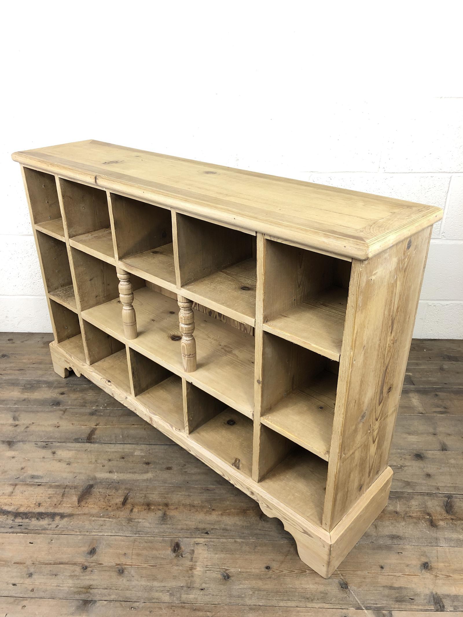 Unusual Antique Pine Pigeon Hole Storage Sideboard (1 of 9) Unusual Antique Pine Pigeon Hole Storage Sideboard (1 of 9)
