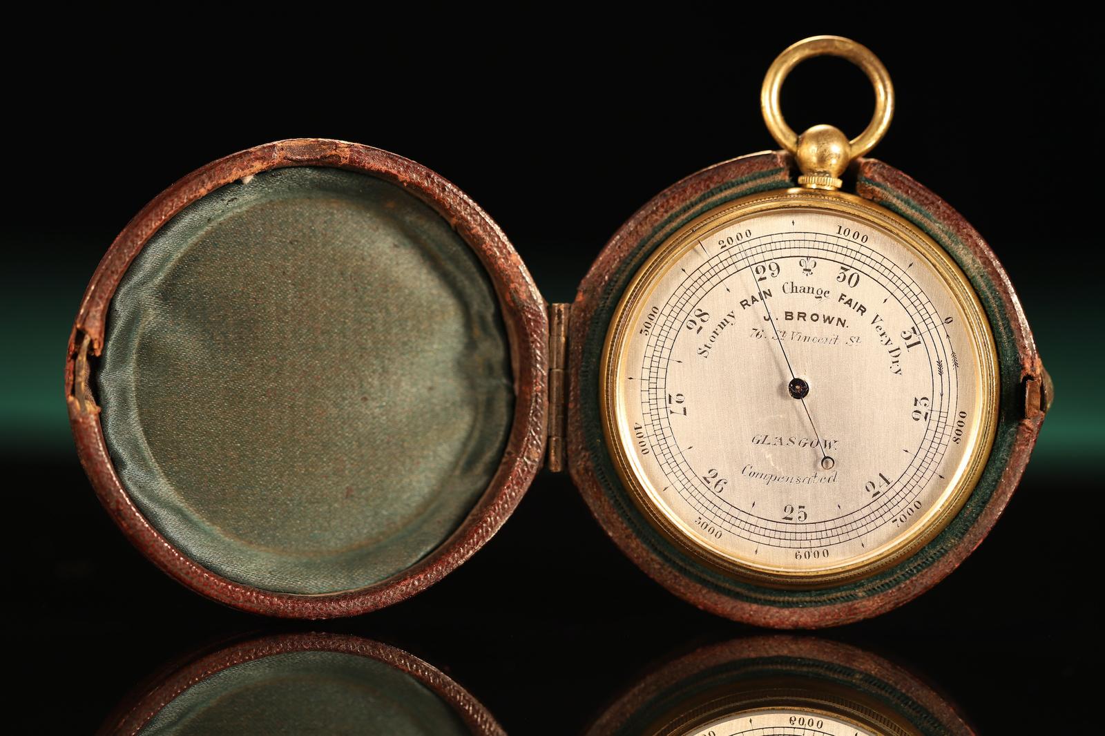 Pocket Barometer Compass Compendium by Negretti & Zambra c.1880 (1 of 11)