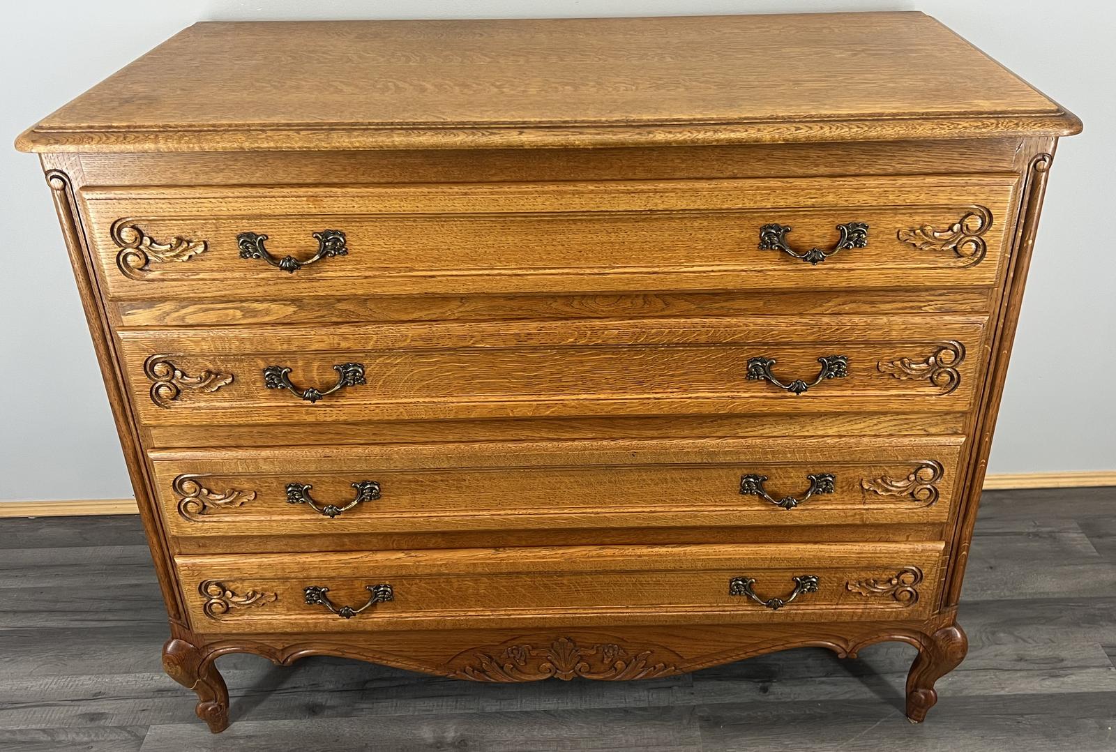 Vintage French Louis XIV Chest of Drawers / Sideboard / Cabinet (1 of 13)