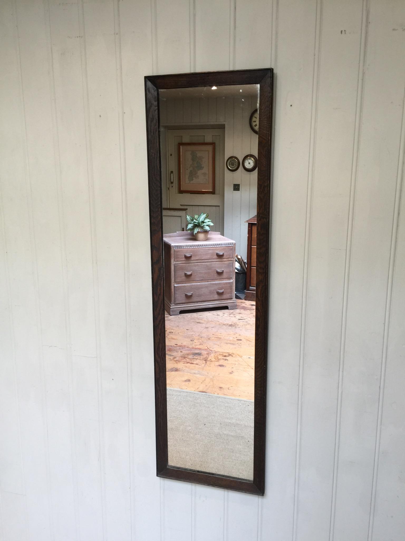 Tall Oak Wall Mirror (1 of 9) Tall Oak Wall Mirror (1 of 9)