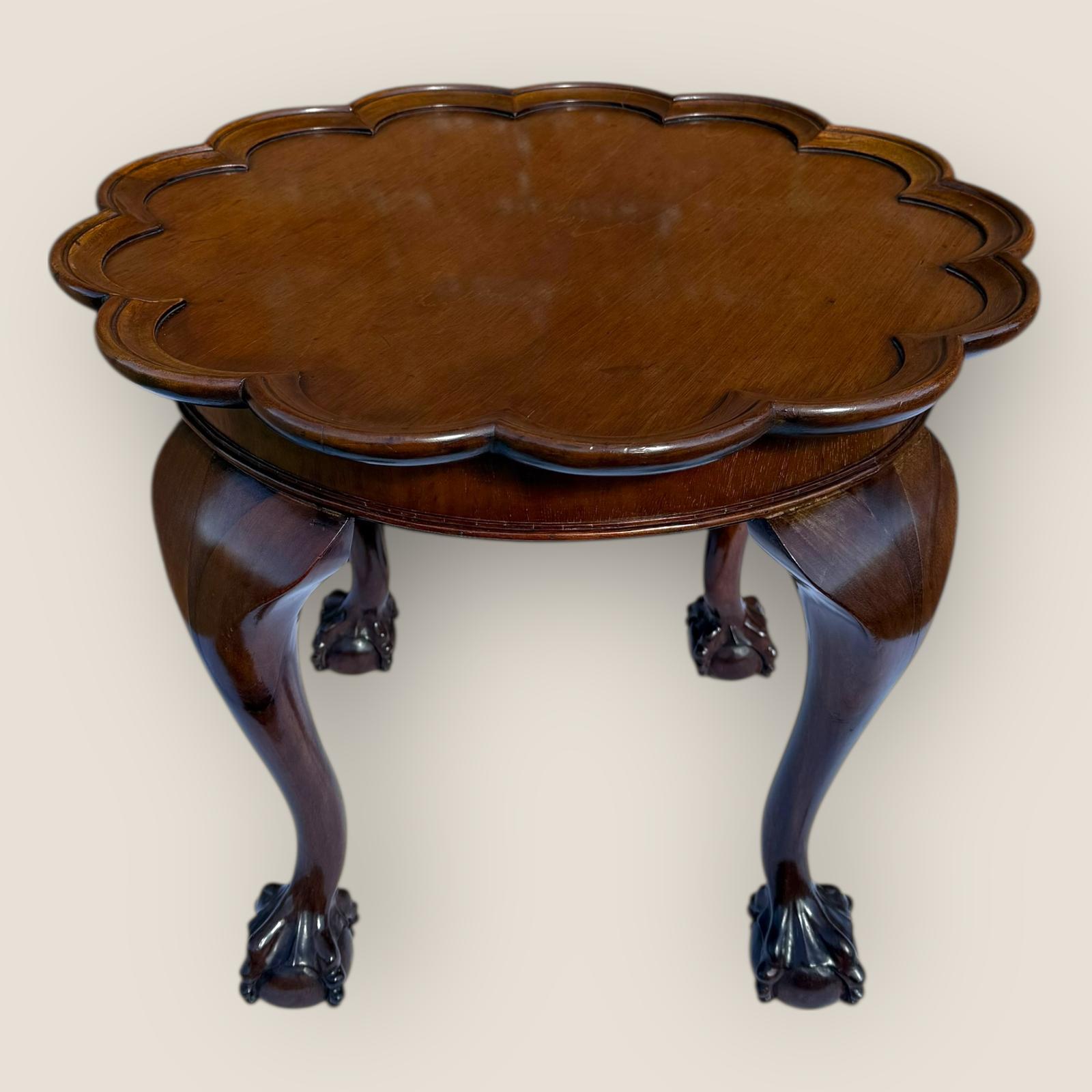 Antique Edwardian Mahogany Pie-crust Occasional Table (1 of 10) Antique Edwardian Mahogany Pie-crust Occasional Table (1 of 10)