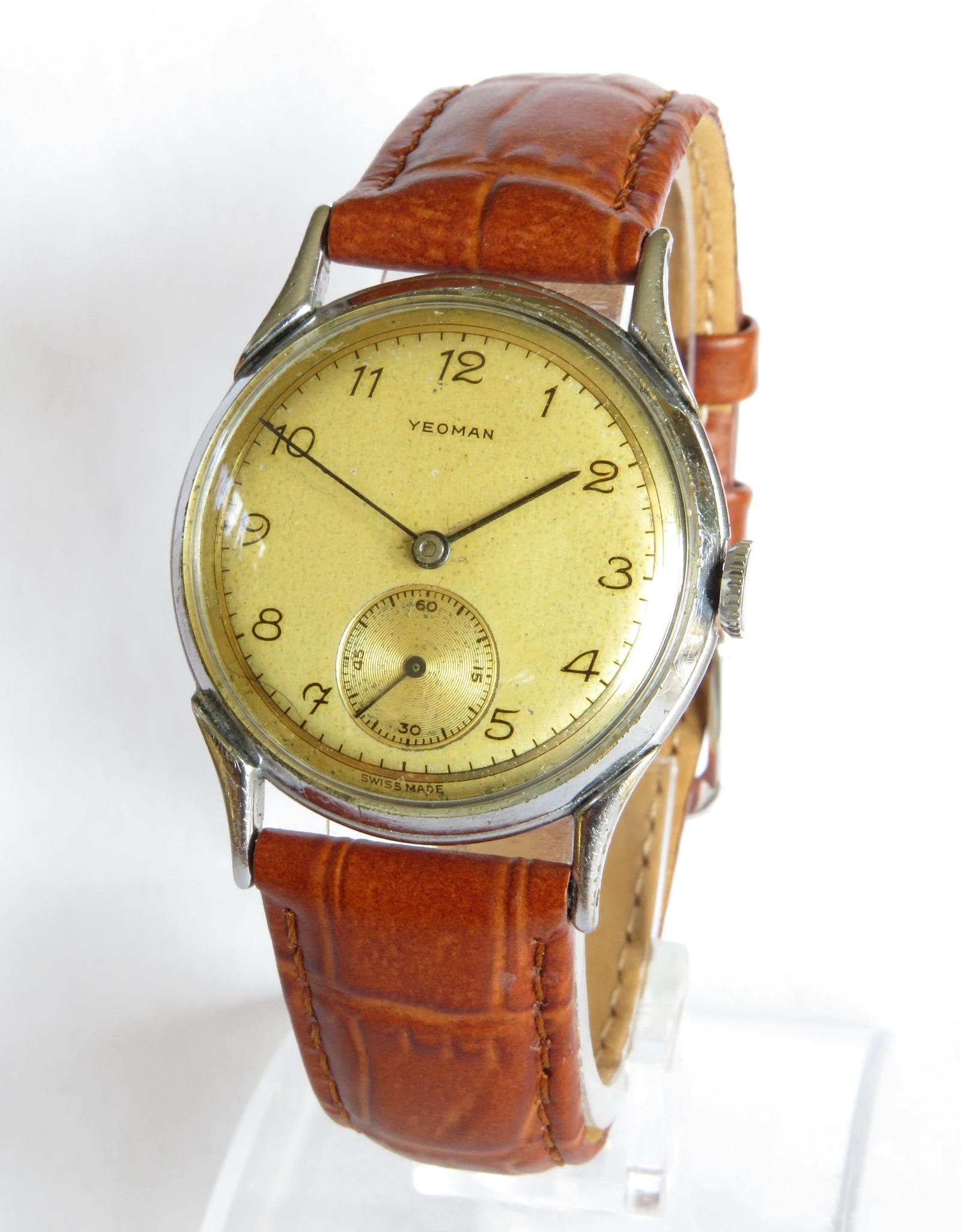 Watch : Gents 1950s Yeoman Wrist Watch (1 of 5)