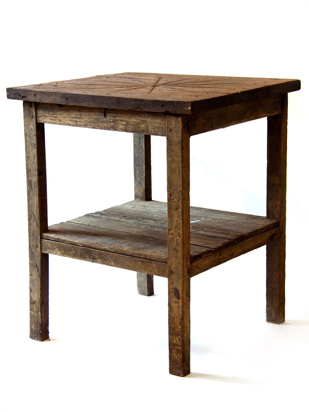 French Cherrywood Butchers Shop Work Table (1 of 6)