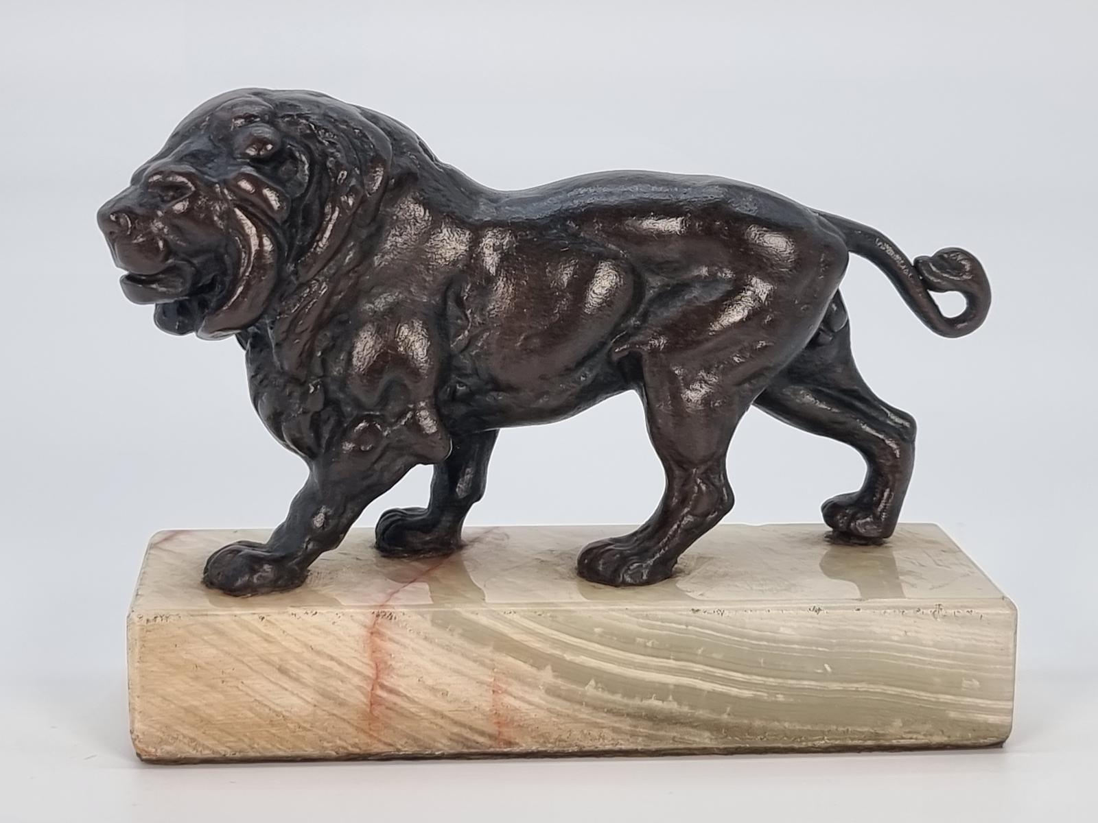 French Late 19th Century Bronze Study of Prowling Lion (1 of 19)