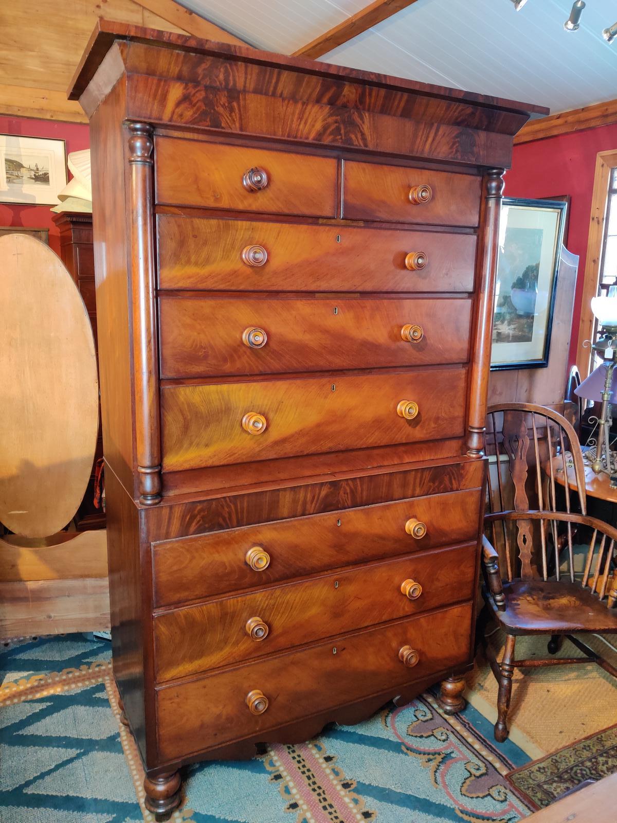Victorian Tallboy Chest of Drawers (1 of 11)