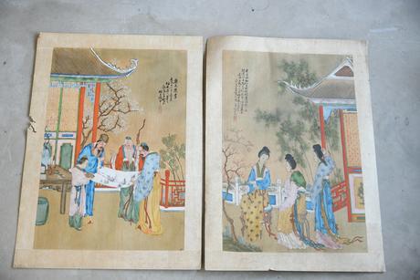 Pair of Chinese Paintings (1 of 11)