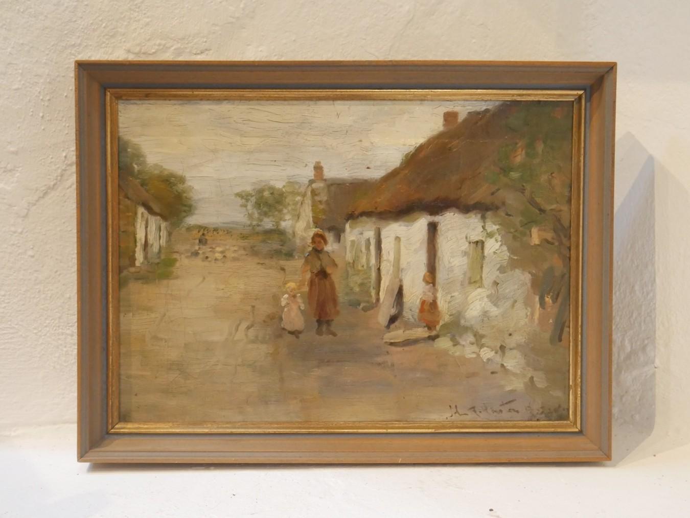 Small Scottish 1920s Oil Painting (1 of 7)