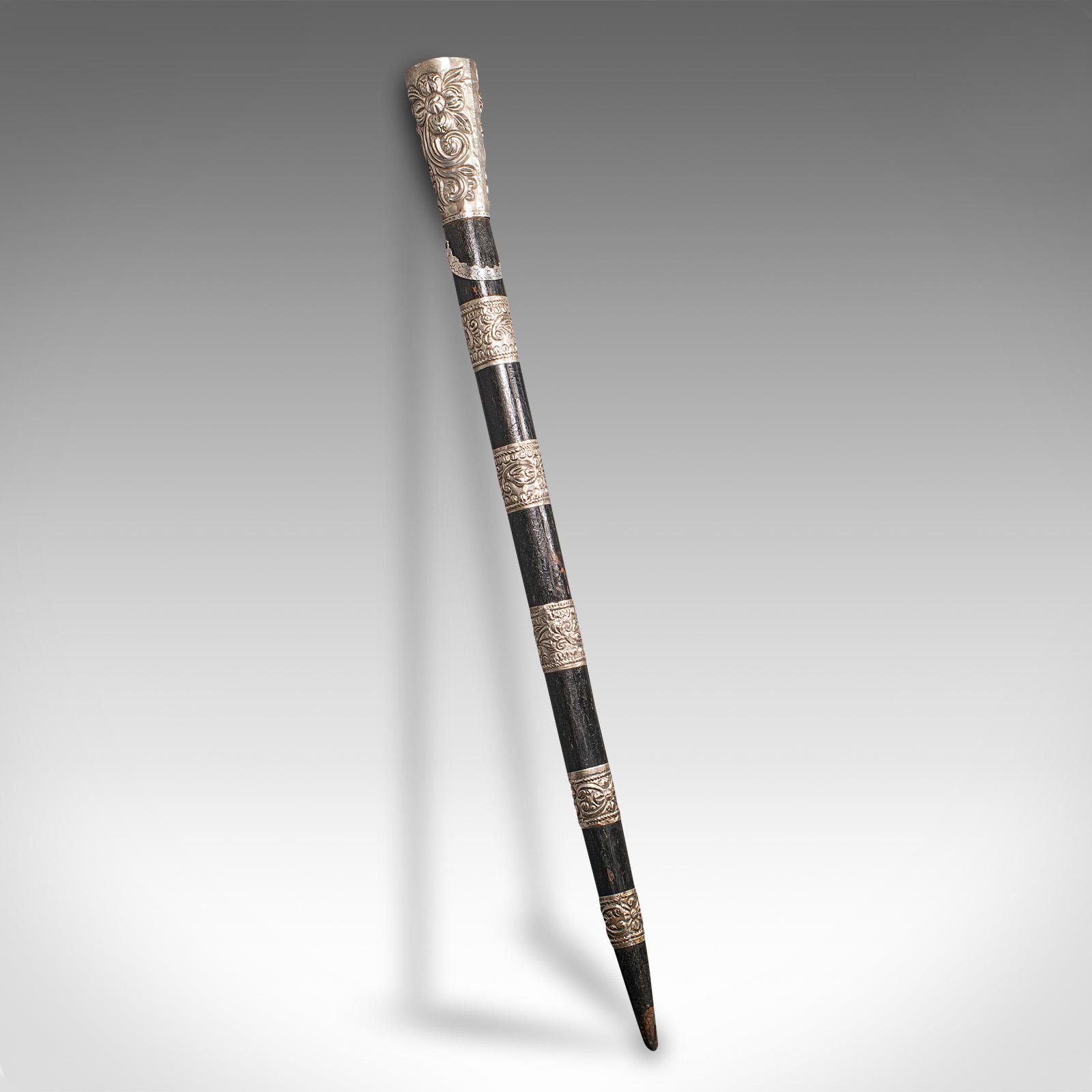 Antique Ceremonial Staff, Indian, Colonial Parade Stick, Silver Plate, Victorian (1 of 9) Antique Ceremonial Staff, Indian, Colonial Parade Stick, Silver Plate, Victorian (1 of 9)