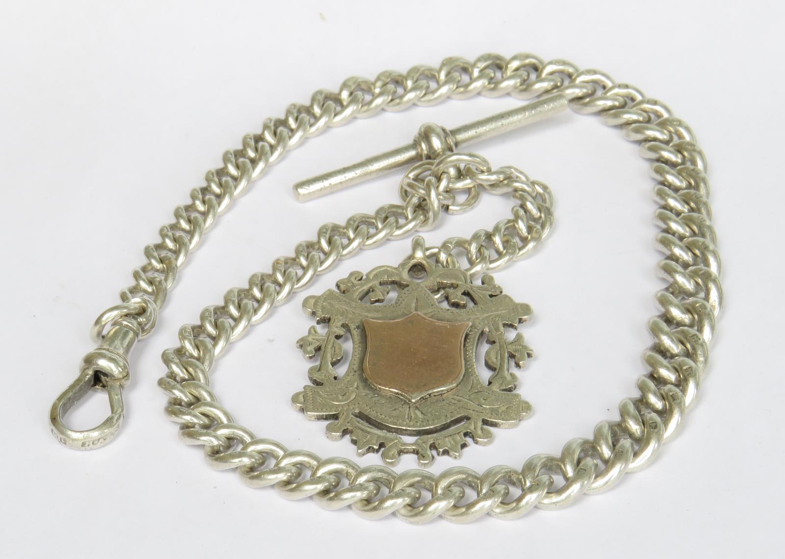 Antique Silver Pocket Watch Albert Chain 1906 (1 of 5) Antique Silver Pocket Watch Albert Chain 1906 (1 of 5)