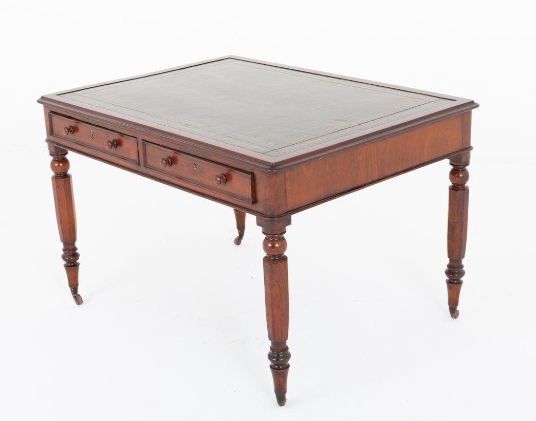 Victorian Mahogany 4 Drawer Partners Writing Table (1 of 9) Victorian Mahogany 4 Drawer Partners Writing Table (1 of 9)