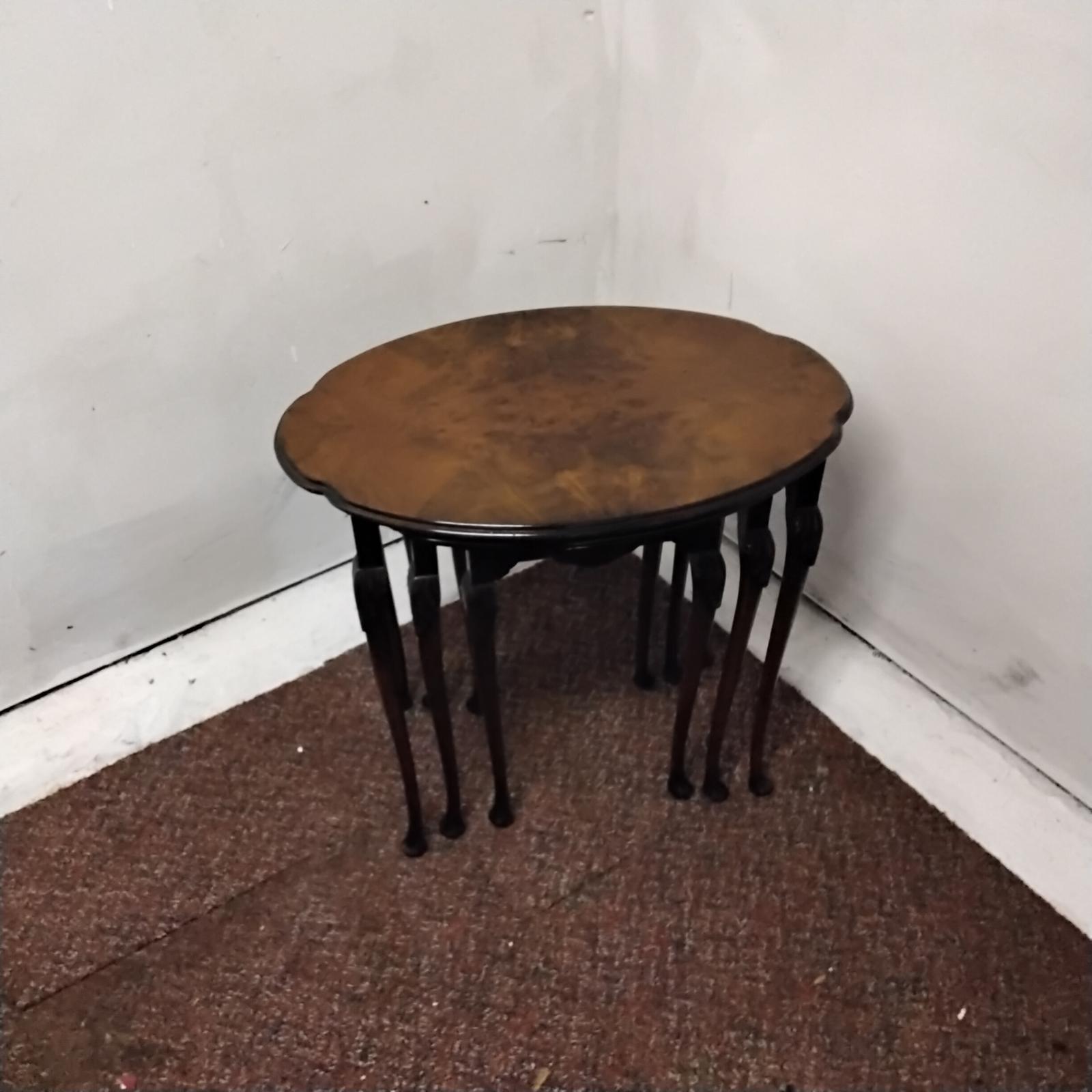 Edwardian Walnut Nest of Tables (1 of 10)