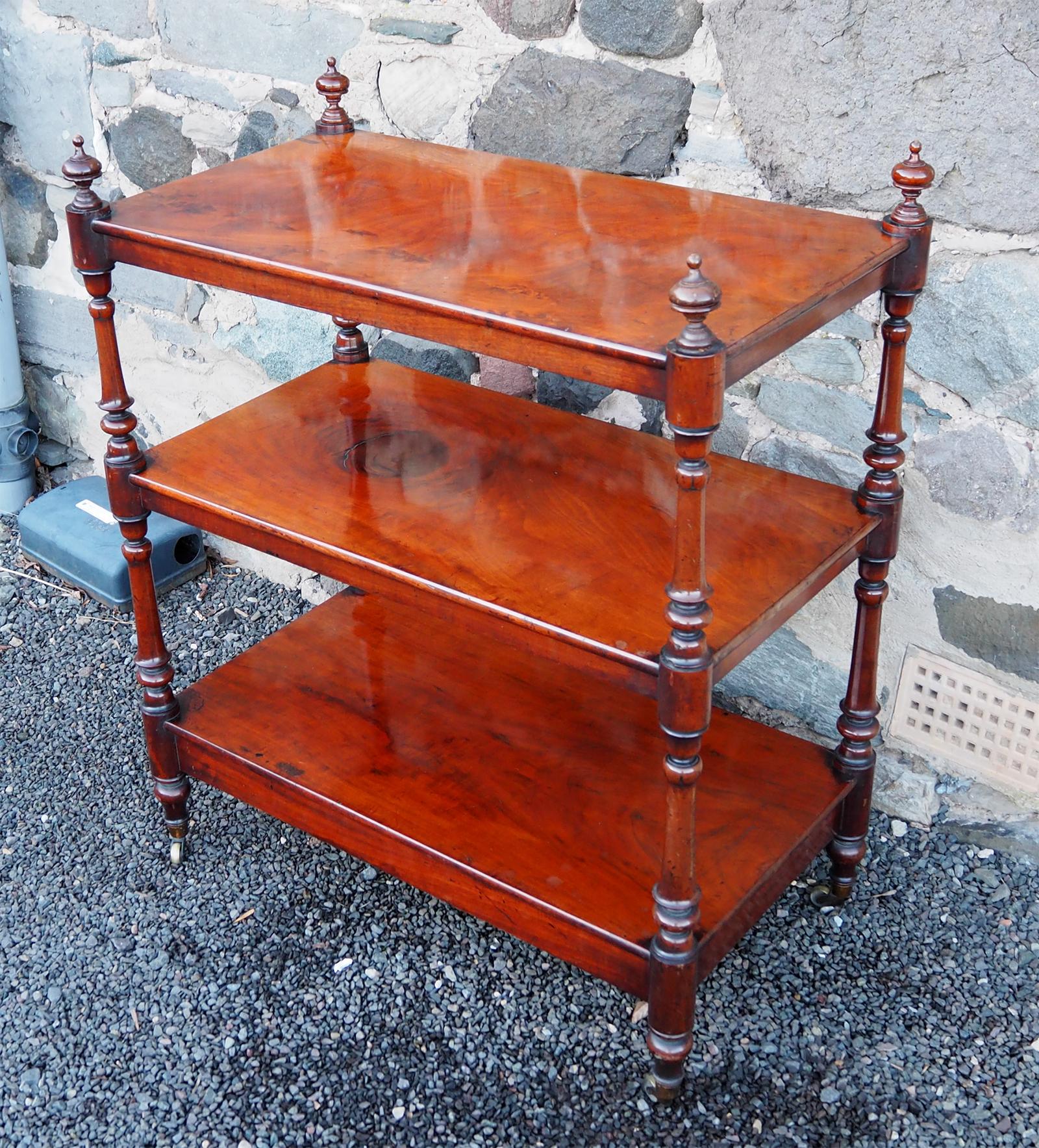 Fine Quality 3 Tier Mahogany Buffet. Possibly Gillows (1 of 10) Fine Quality 3 Tier Mahogany Buffet. Possibly Gillows (1 of 10)