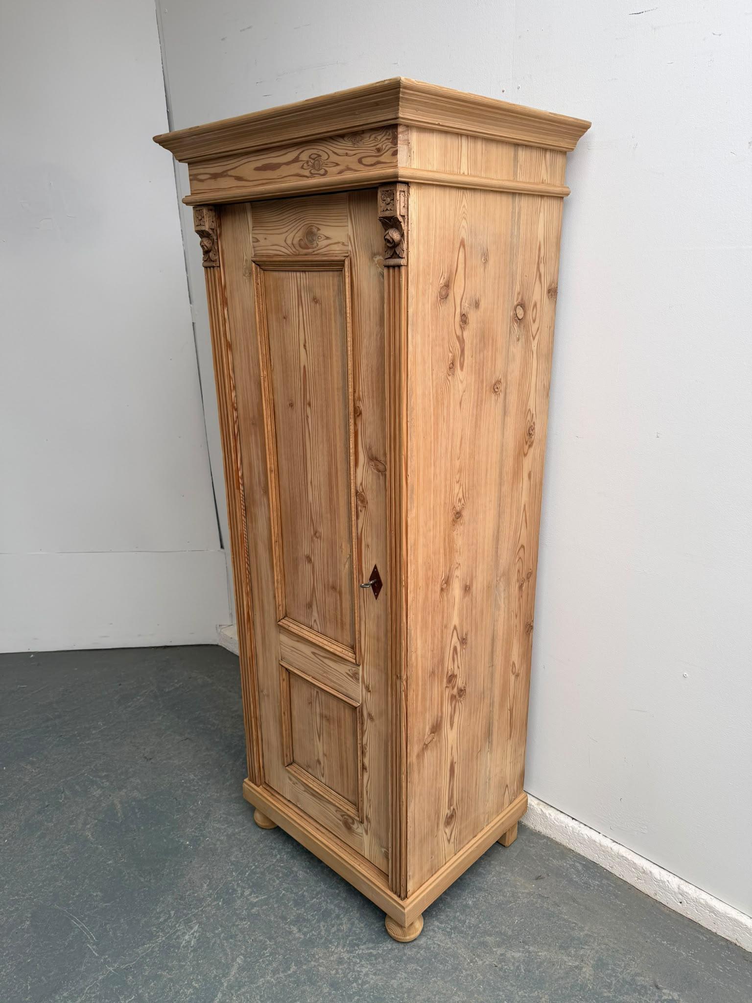 A Tidy Antique /old Pine 1 Door 2 Panel Storage Cupboard to Wax/paint (1 of 9) A Tidy Antique /old Pine 1 Door 2 Panel Storage Cupboard to Wax/paint (1 of 9)