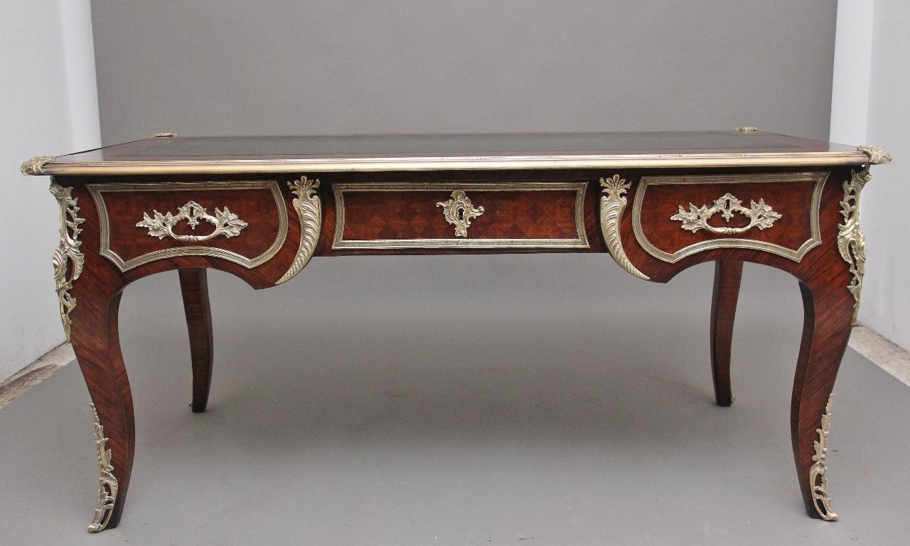 19th Century French Kingwood Ormolu Mounted Desk (1 of 13)