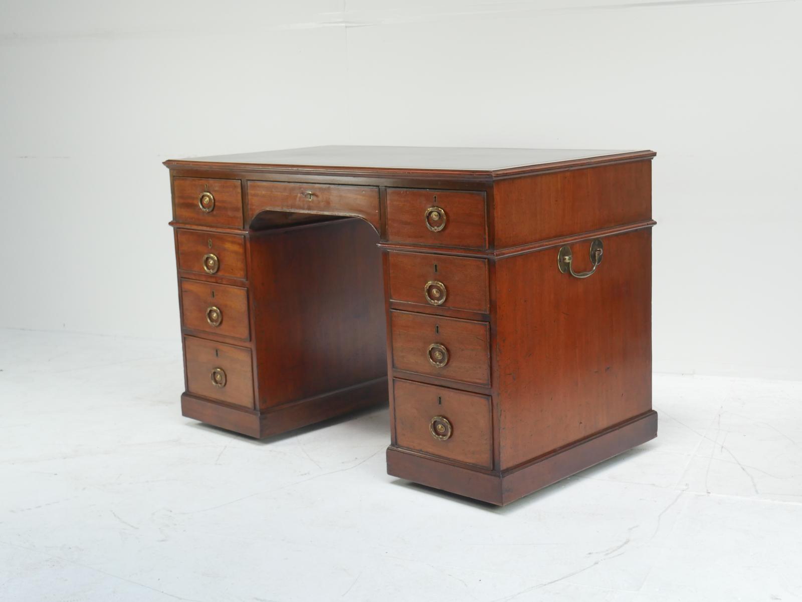 Georgian Kneehole Desk (1 of 16) Georgian Kneehole Desk (1 of 16)