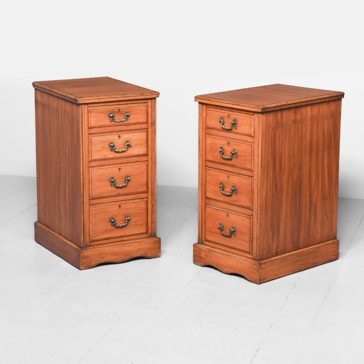 Pair of Pedestal Bedside Cabinets (1 of 6)