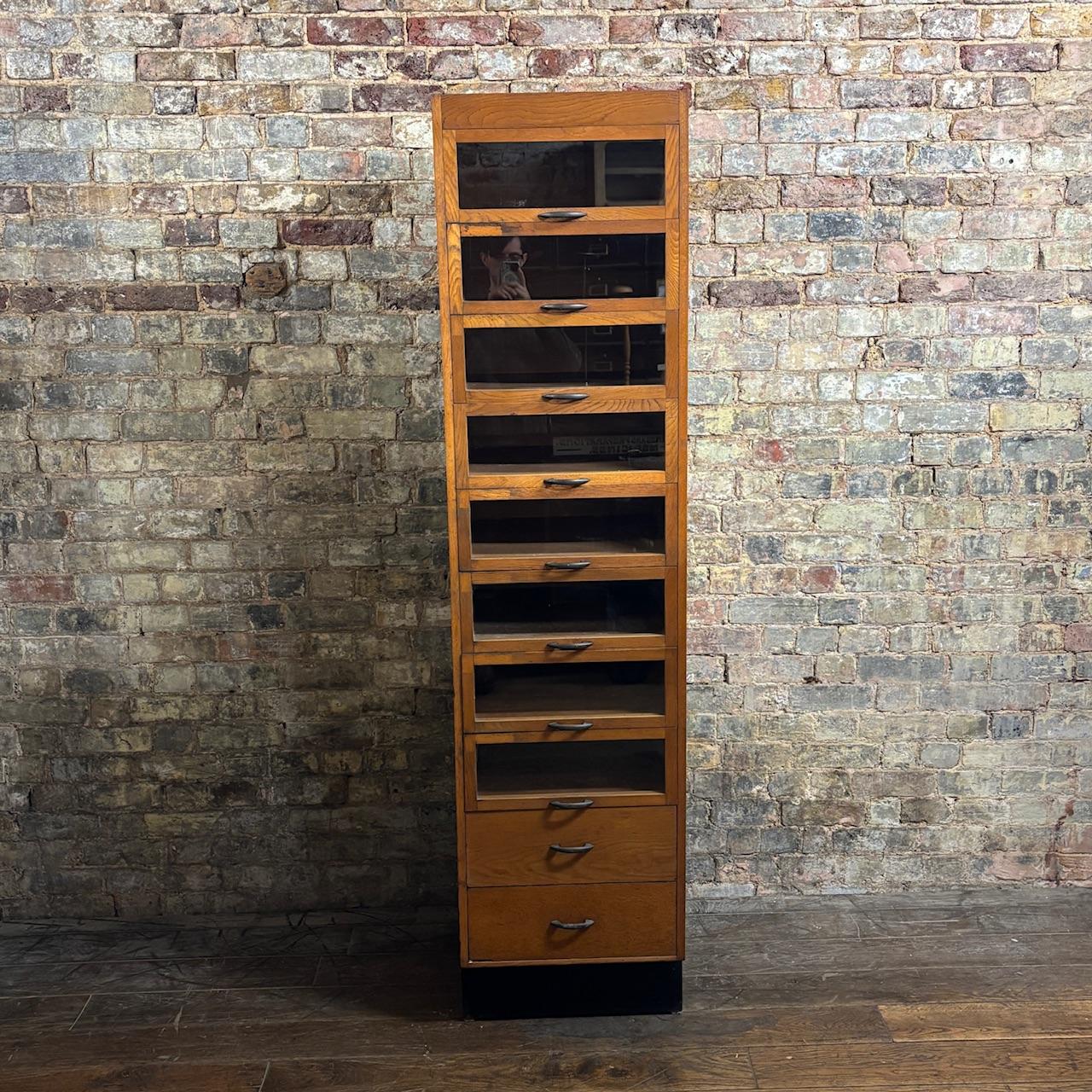 Dudley & Co. Oak Haberdashery Display Cabinet (1 of 5)