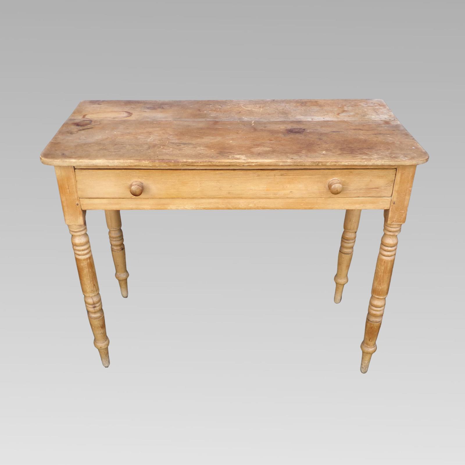 Hall Table Pine Charming Antique 19th Century Victorian Pine Hall Side Table w/ Drawer (1 of 6) Hall Table Pine Charming Antique 19th Century Victorian Pine Hall Side Table w/ Drawer (1 of 6)
