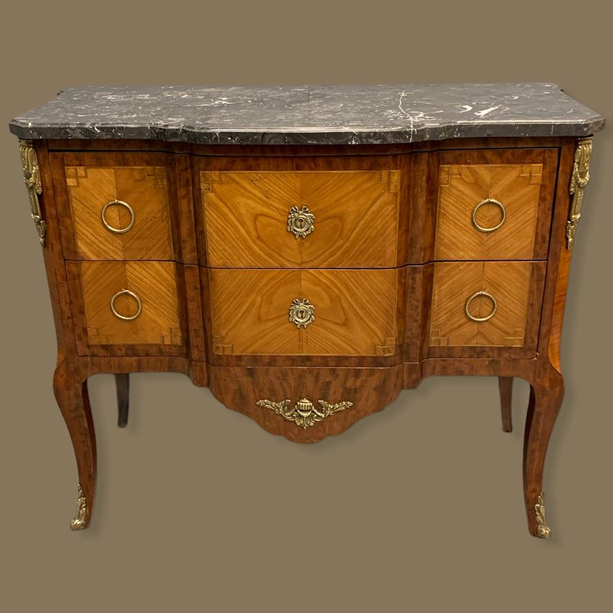 Tulipwood & Marble Top Commode (1 of 10) Tulipwood & Marble Top Commode (1 of 10)