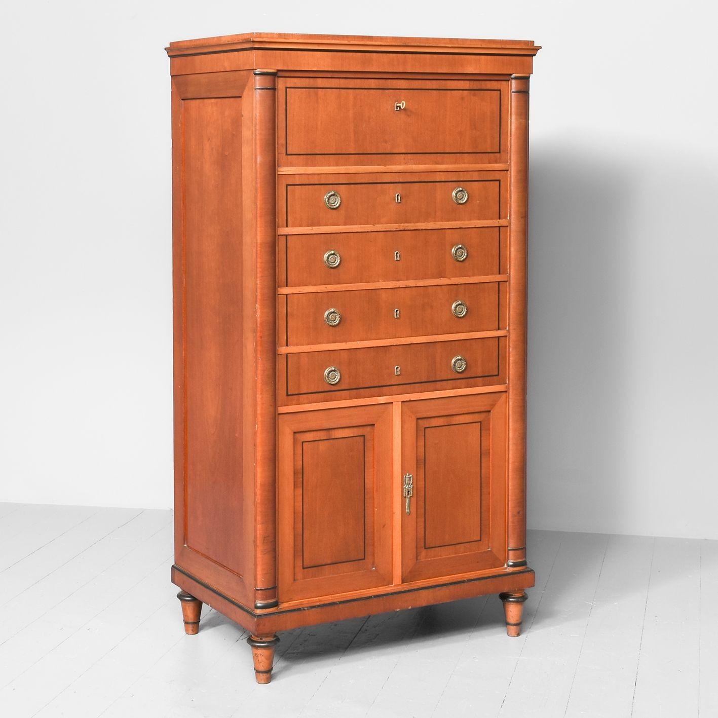 Stylish Biedermeier Style Swedish Mahogany Chest/cabinet (1 of 8) Stylish Biedermeier Style Swedish Mahogany Chest/cabinet (1 of 8)
