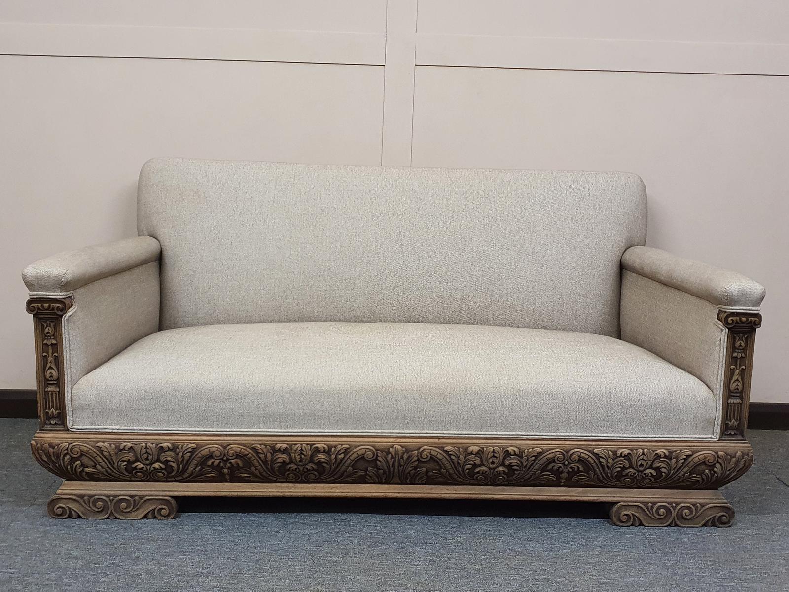 Decorative Carved Sofa (1 of 9)