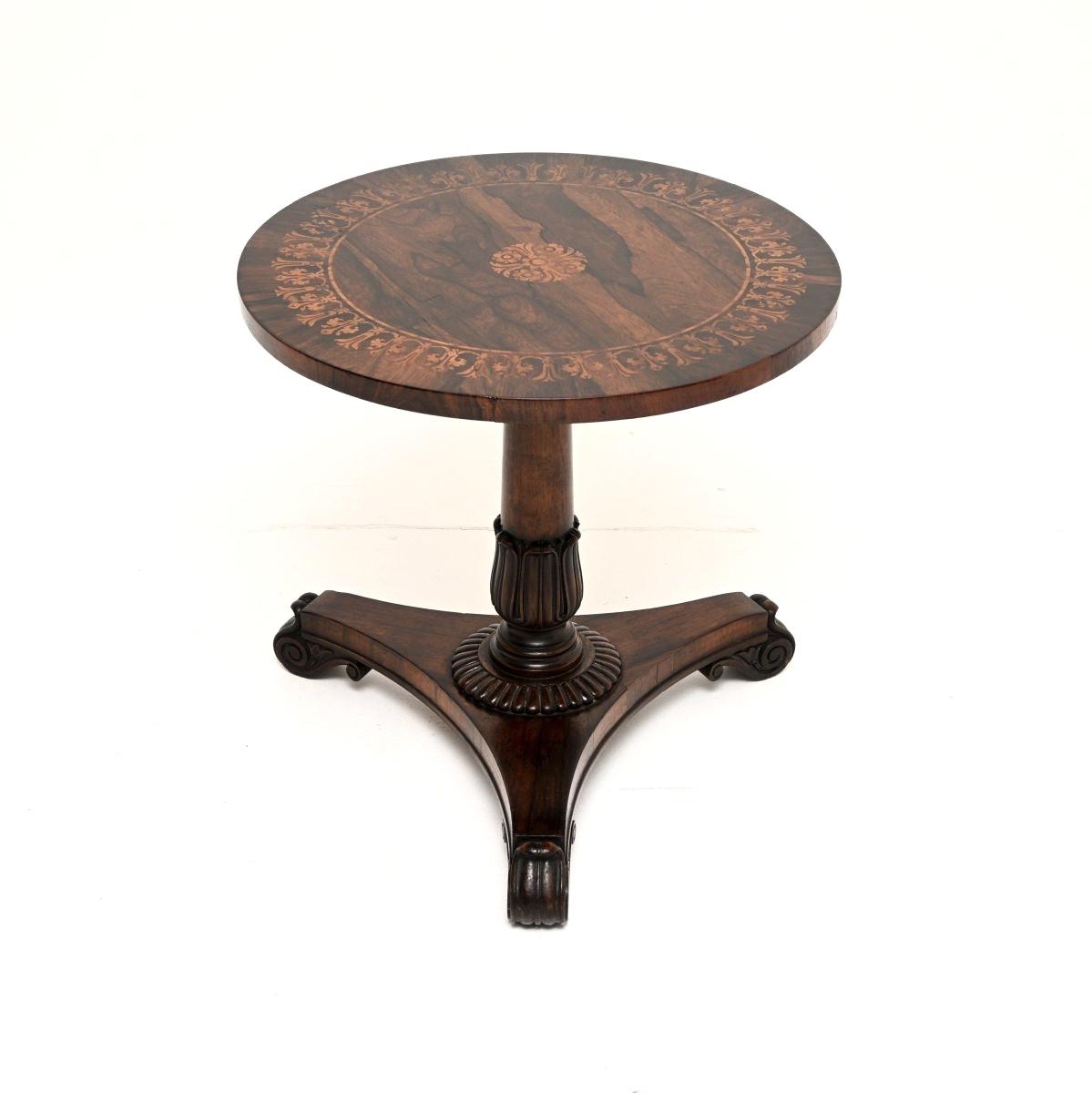 Antique Victorian Inlaid Rosewood Occasional Side Table (1 of 7) Antique Victorian Inlaid Rosewood Occasional Side Table (1 of 7)