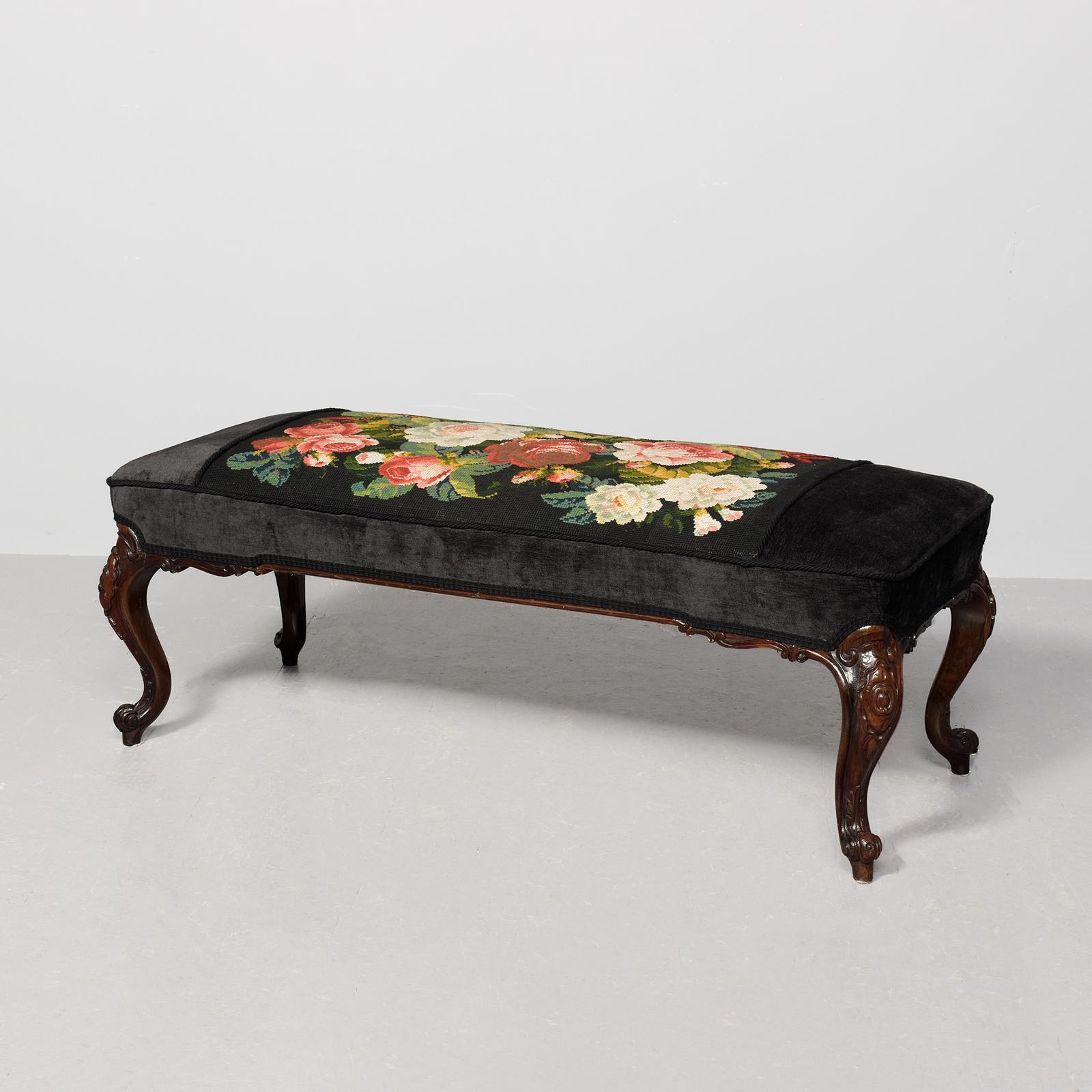 Large Early Victorian Exhibition Quality Rosewood Stool (1 of 6) Large Early Victorian Exhibition Quality Rosewood Stool (1 of 6)