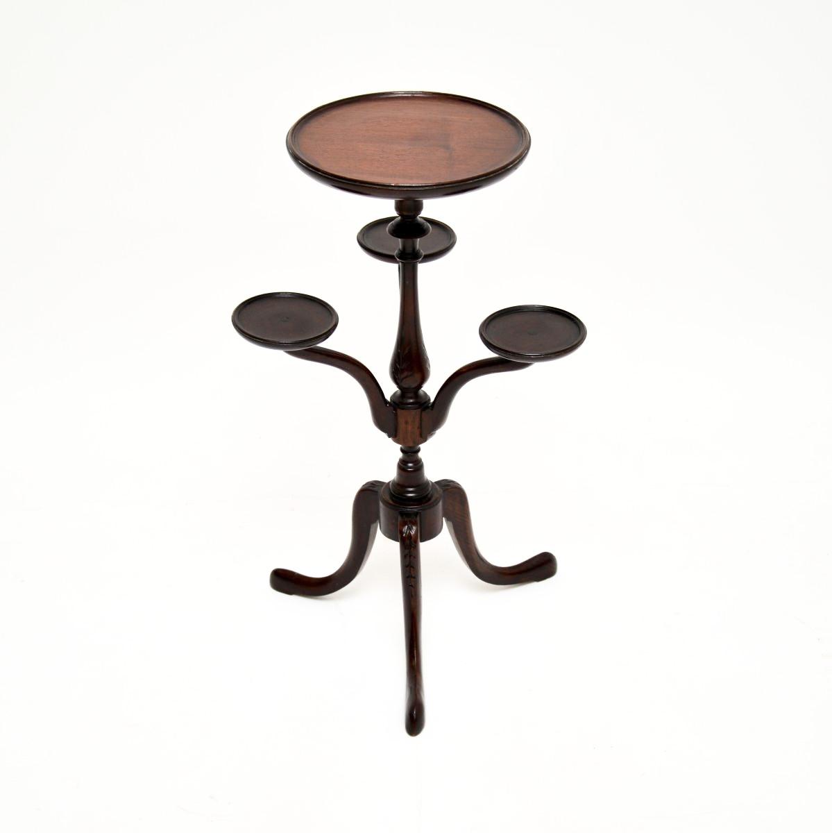 Antique Edwardian Mahogany Wine Table / Plant Stand (1 of 7) Antique Edwardian Mahogany Wine Table / Plant Stand (1 of 7)