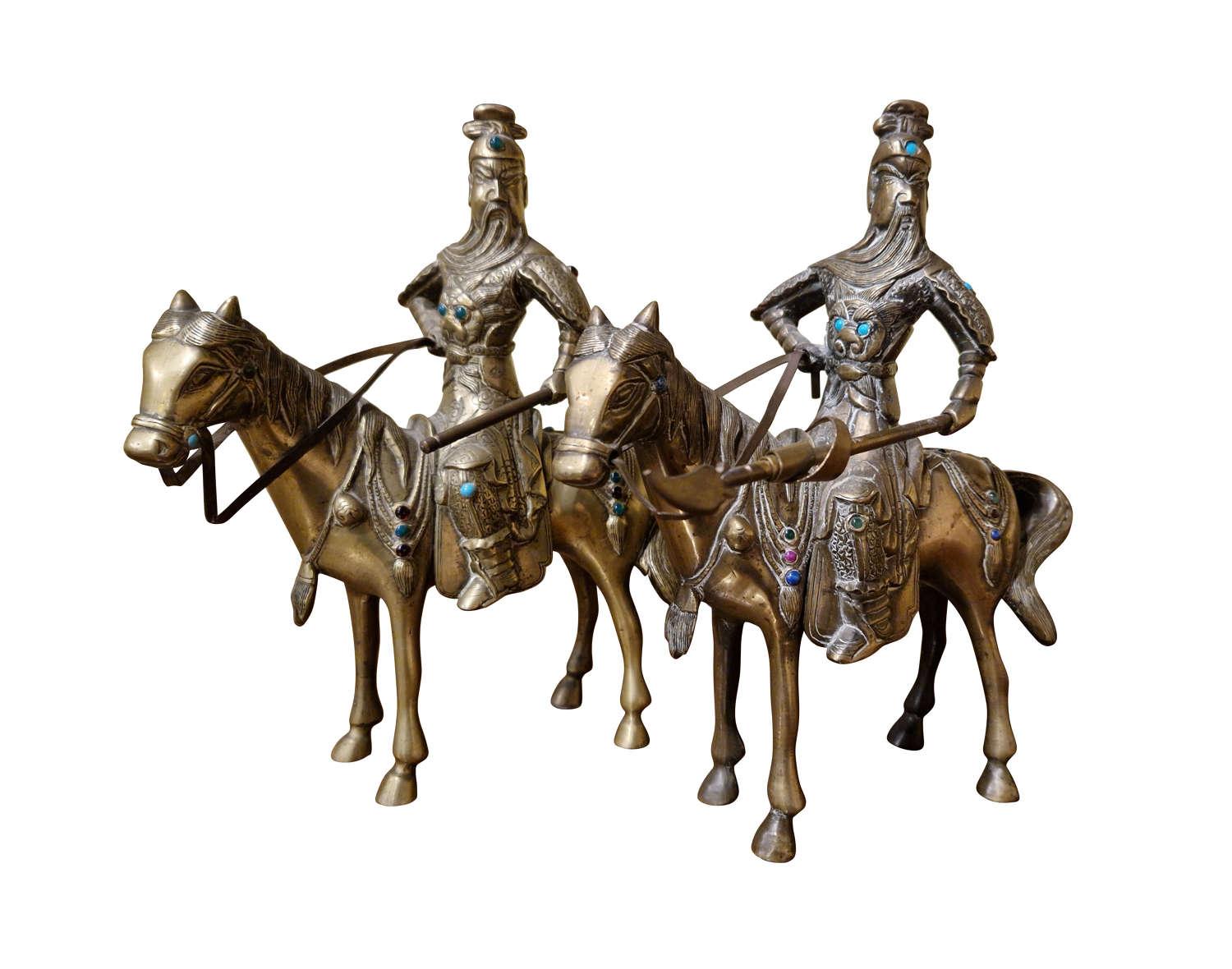 Pair of Chinese Imperial Guardsmen (1 of 4)