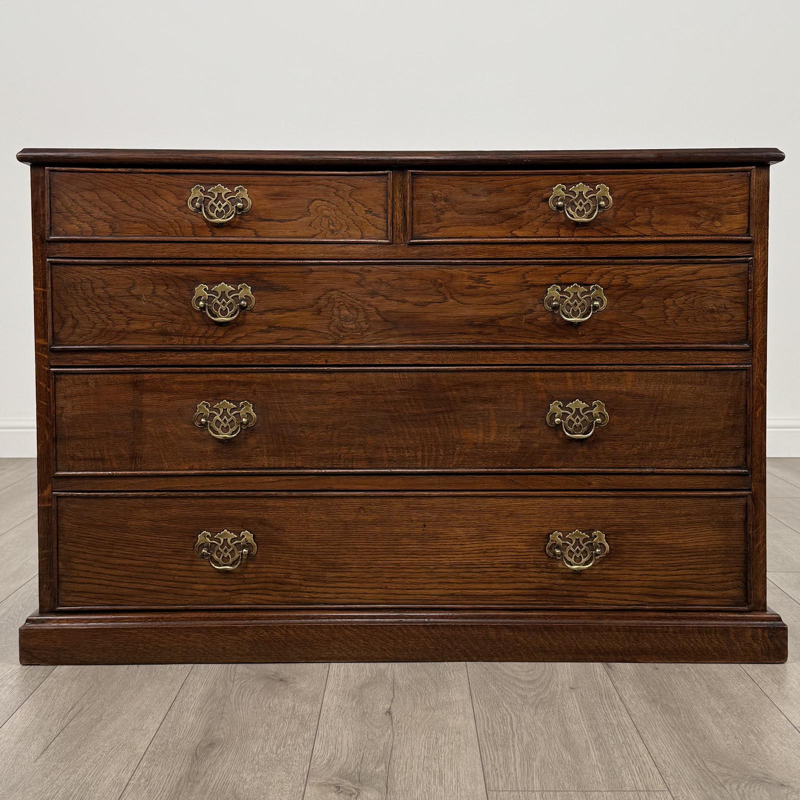 Antique 20th Century Chest Of Drawers In Oak (1 of 10)