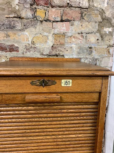 Antique Tambour Filing Cabinet (1 of 4) Antique Tambour Filing Cabinet (1 of 4)