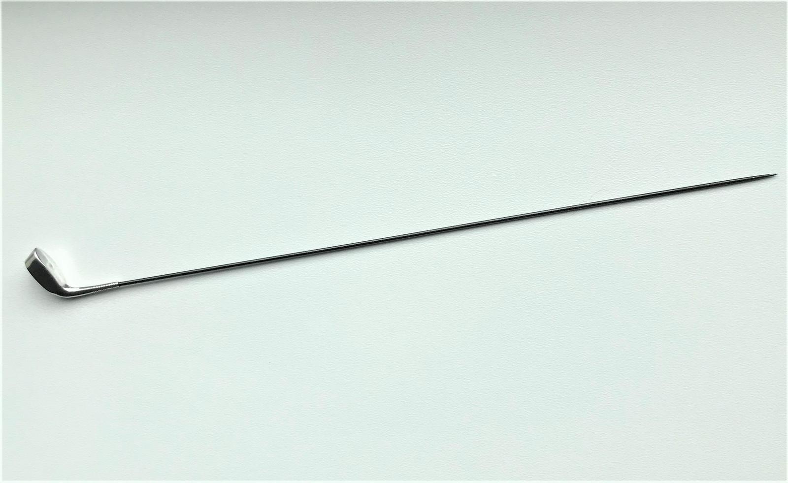 Unusual Edwardian Silver Golf Club Hatpin (1 of 5)
