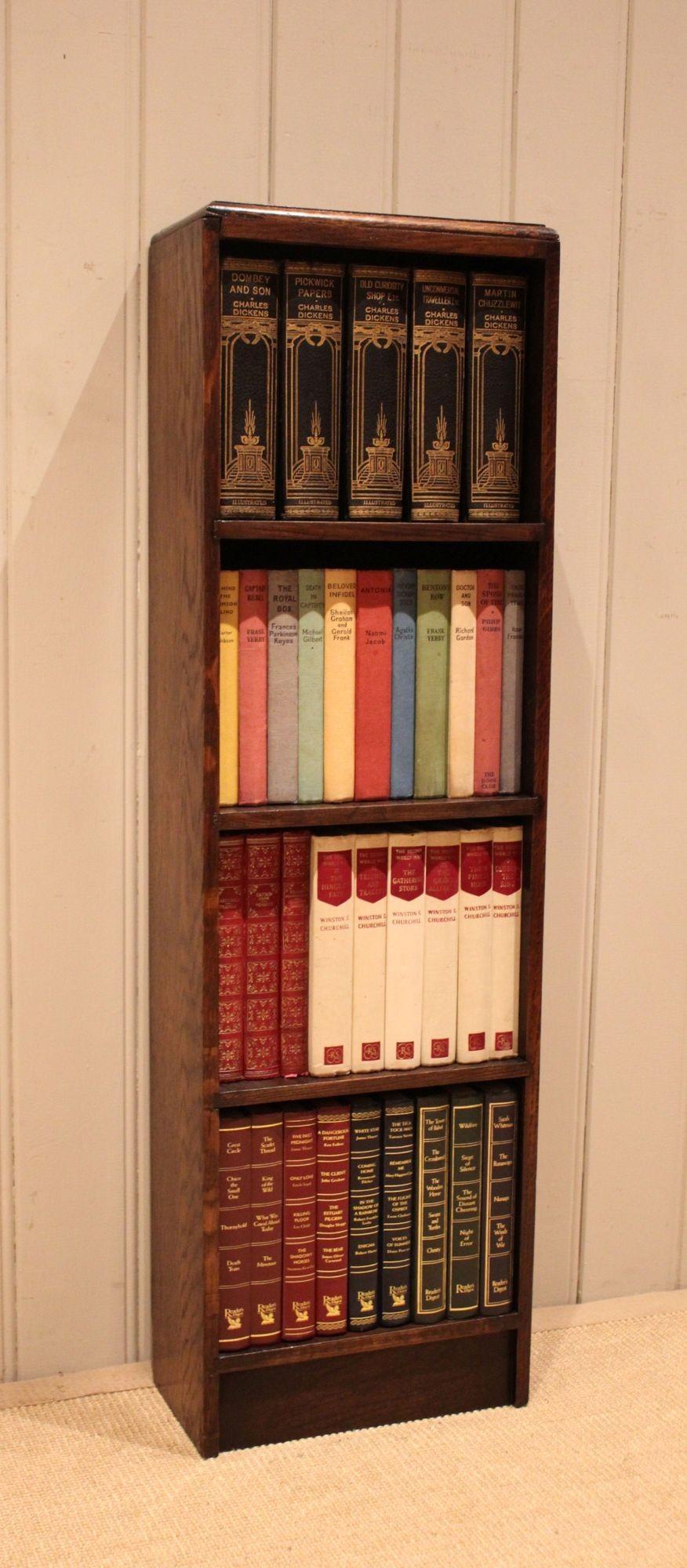 Small Narrow Open Bookcase (1 of 14)