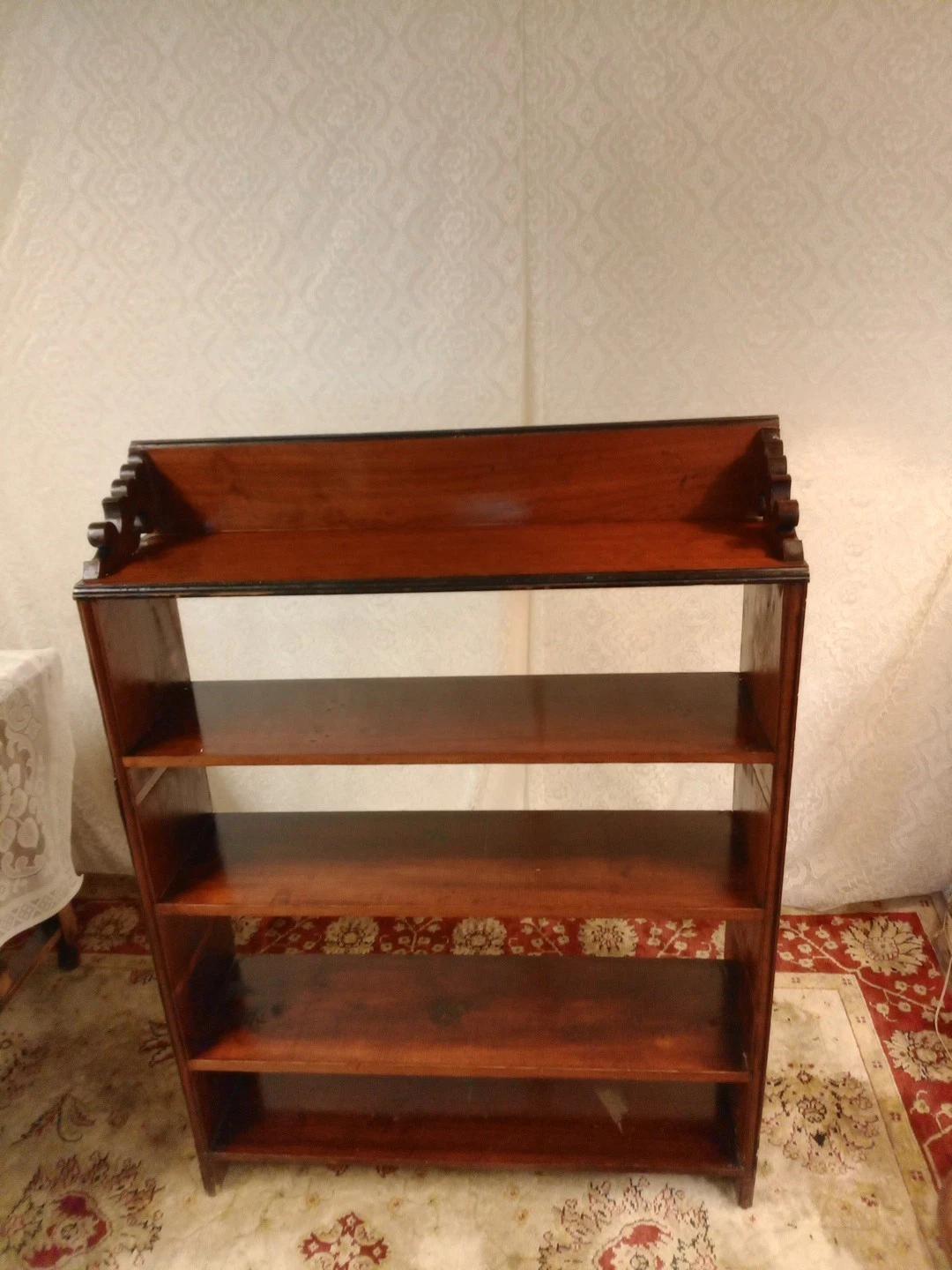 Edwardian Mahogany Book Case (1 of 4)