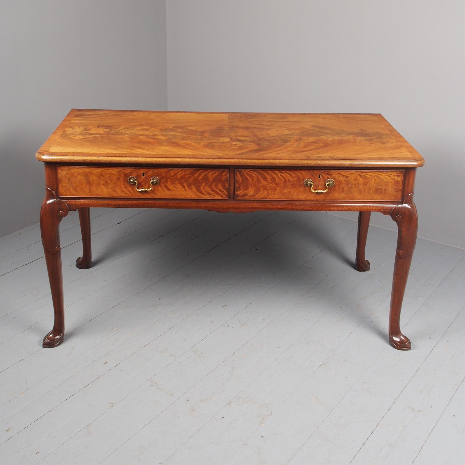 Large Mahogany Side Table by Whytock & Reid (1 of 12)