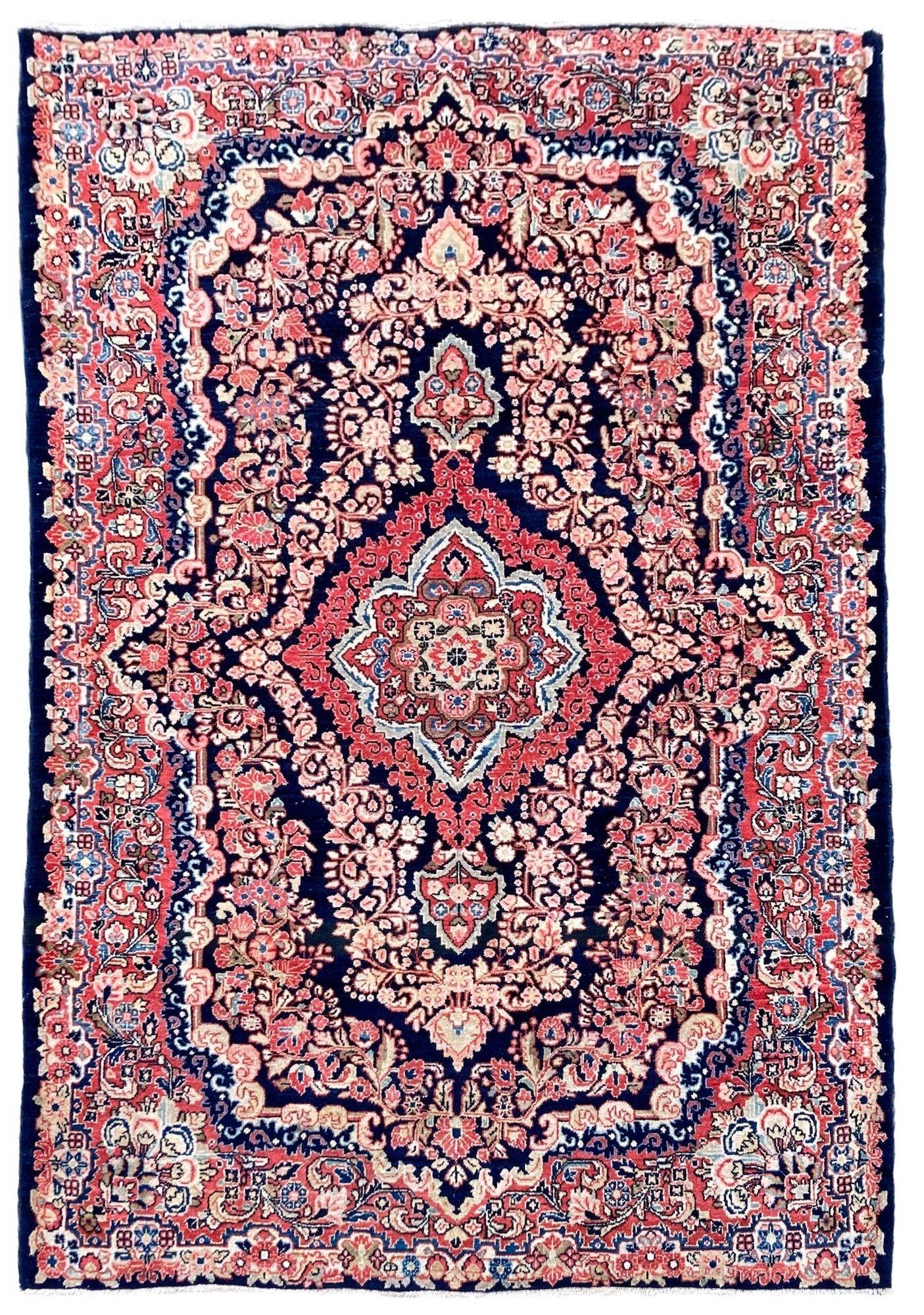Vintage Sarouk Rug (2.06m x 1.35m) (1 of 14) Vintage Sarouk Rug (2.06m x 1.35m) (1 of 14)