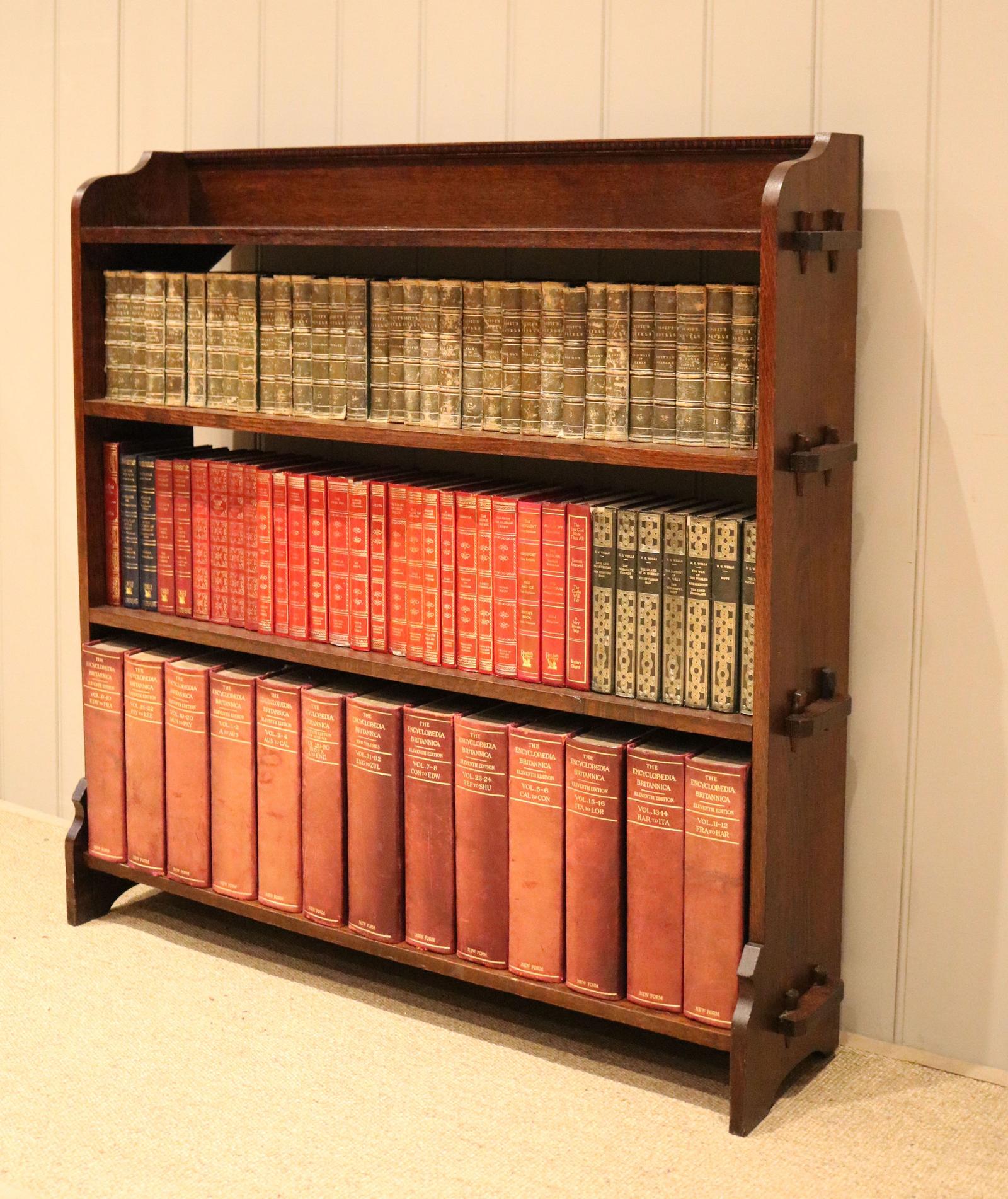 Oak Open Pegged Bookcase (1 of 10) Oak Open Pegged Bookcase (1 of 10)