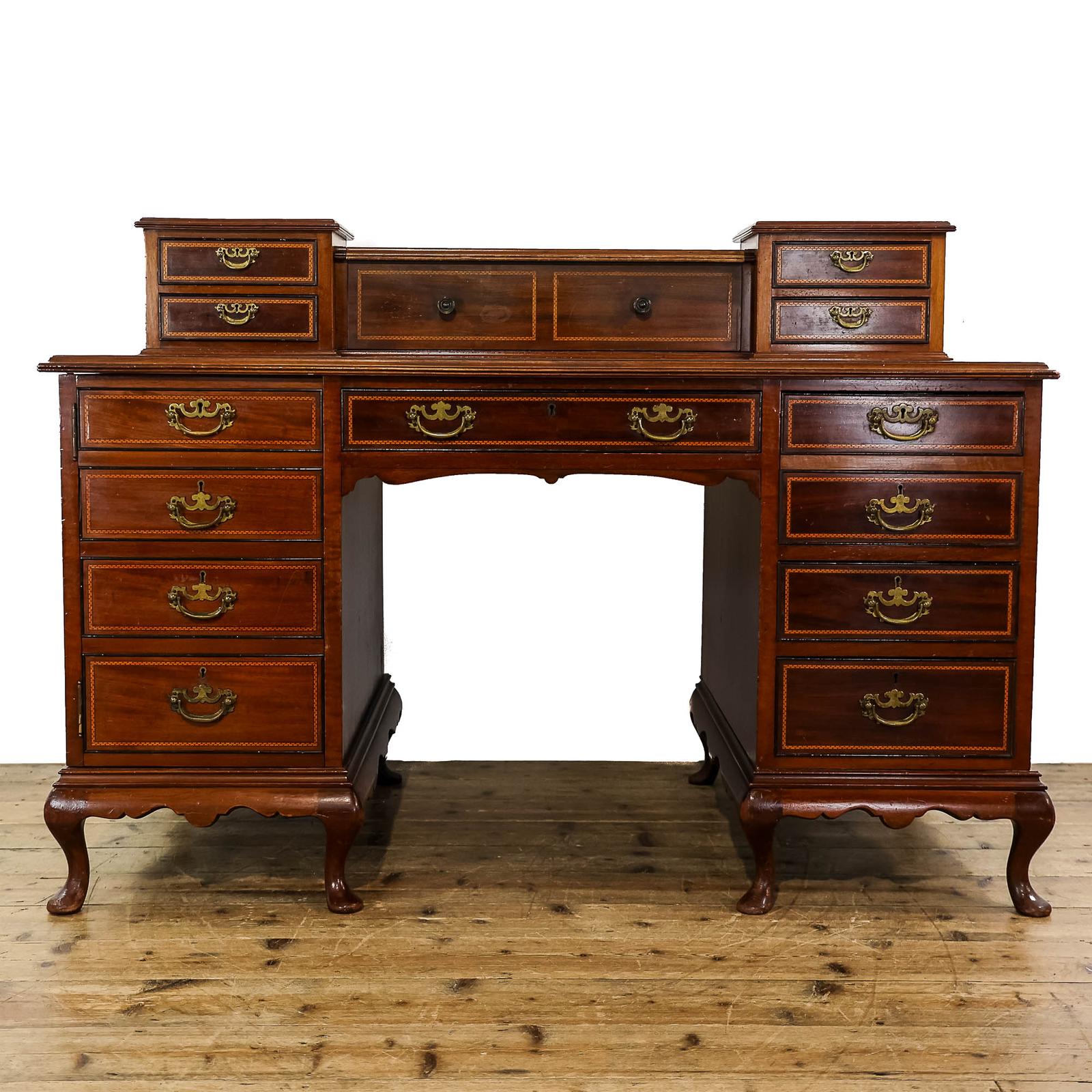 Antique Edwardian Mahogany Writing Desk (1 of 12) Antique Edwardian Mahogany Writing Desk (1 of 12)