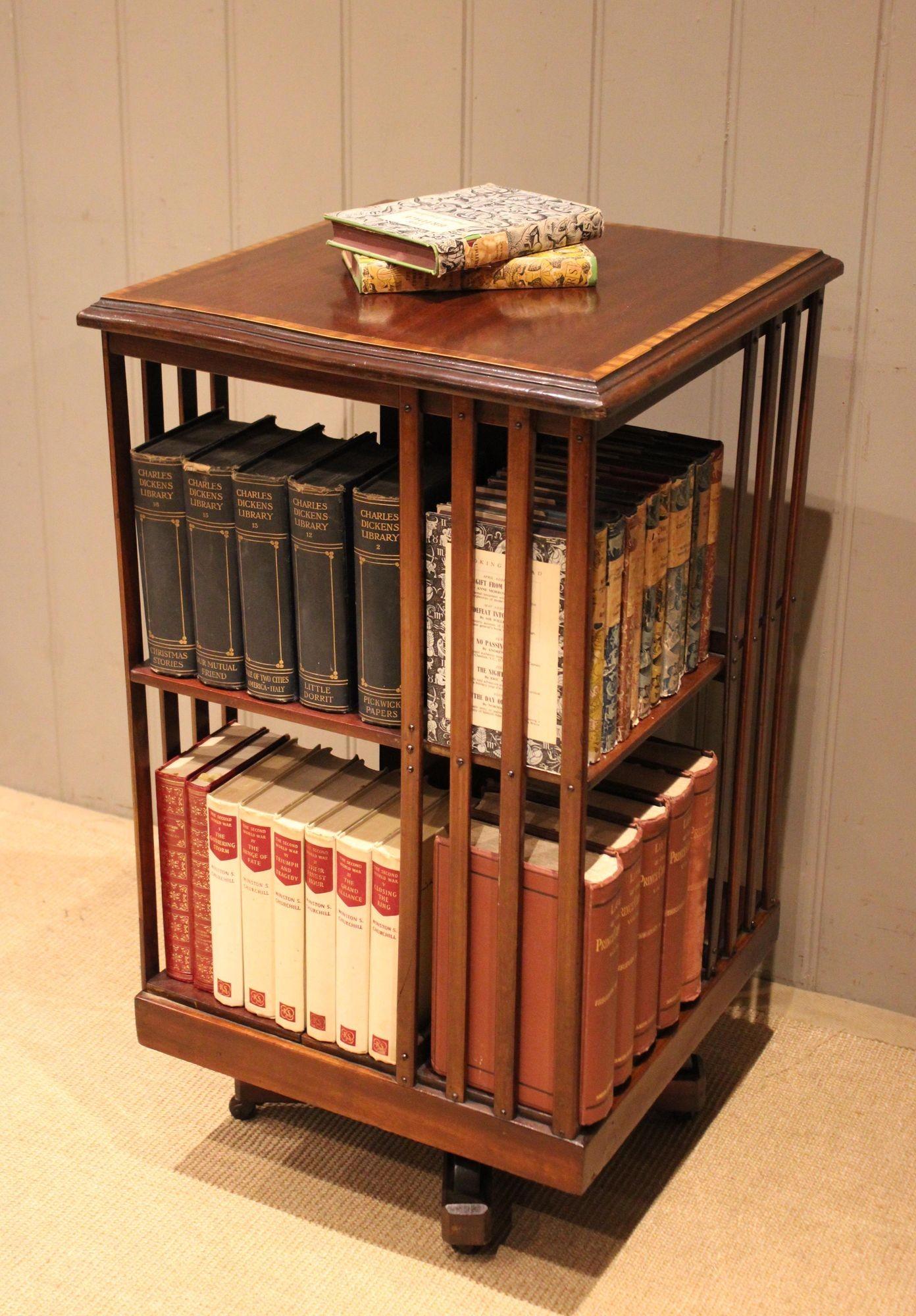 Edwardian Mahogany Revolving Bookcase (1 of 12) Edwardian Mahogany Revolving Bookcase (1 of 12)