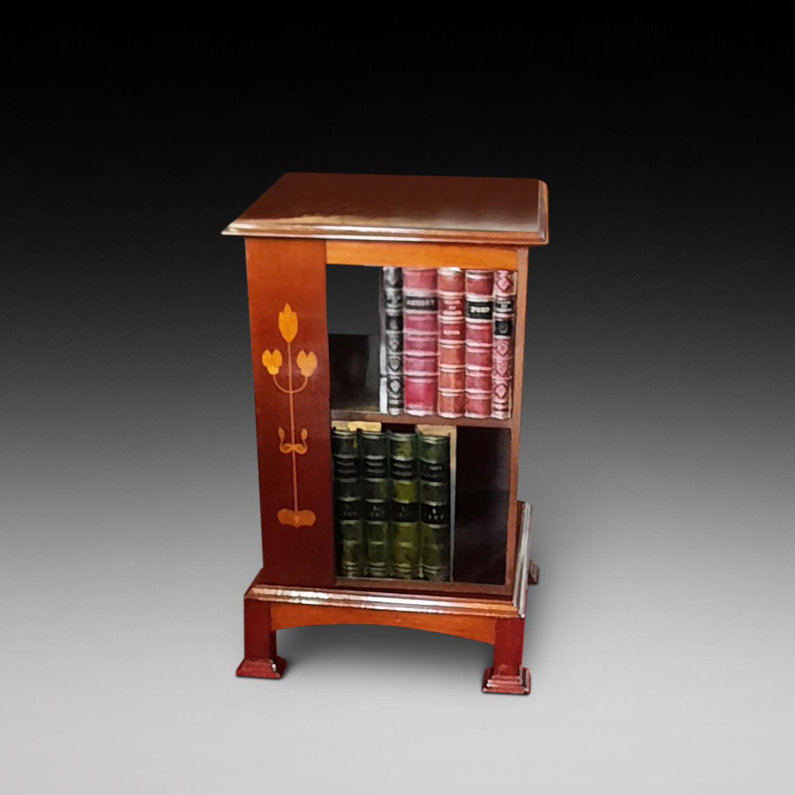 Arts Nouveau Revolving Bookcase (1 of 6)