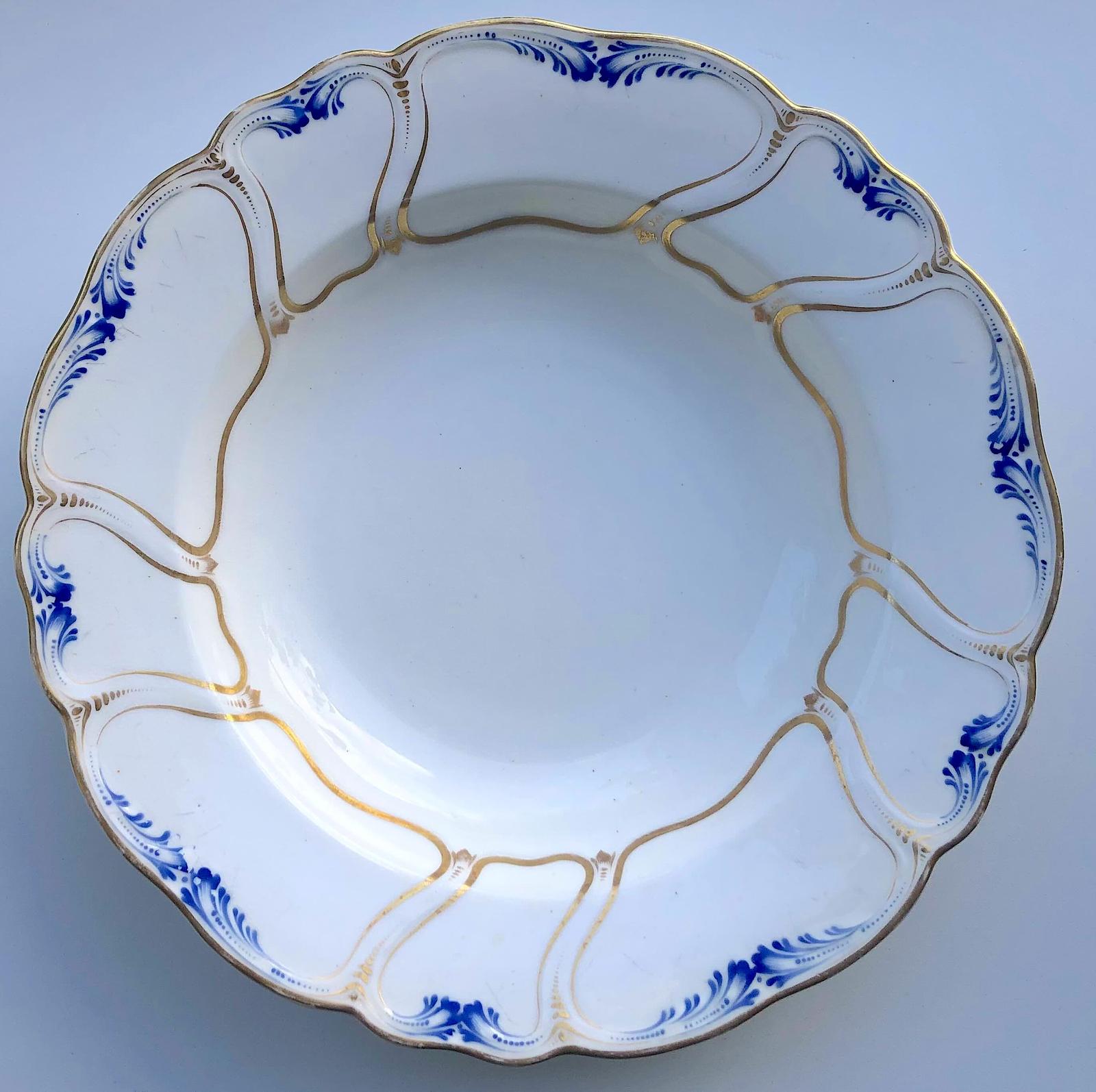 Bloor Derby Moulded Dessert Plate c.1820 (1 of 4)