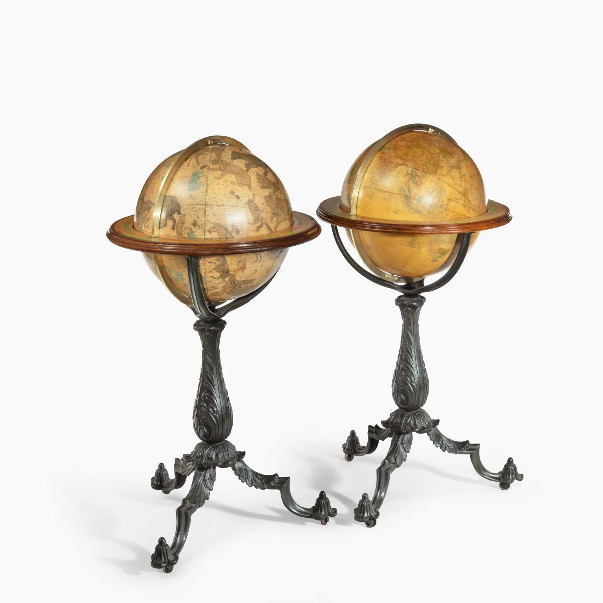 Pair of 16" Floor Standing Globes by Gilman Joslin (1 of 15) Pair of 16" Floor Standing Globes by Gilman Joslin (1 of 15)