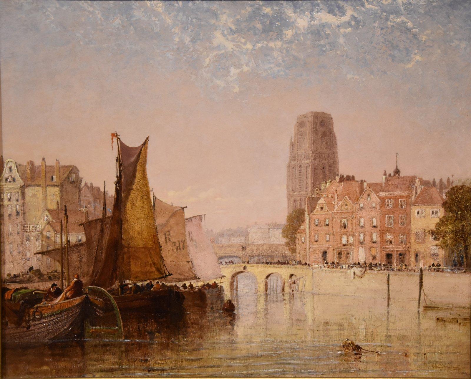 Oil Painting by Arthur Joseph Meadows - Rotterdam (1 of 6)