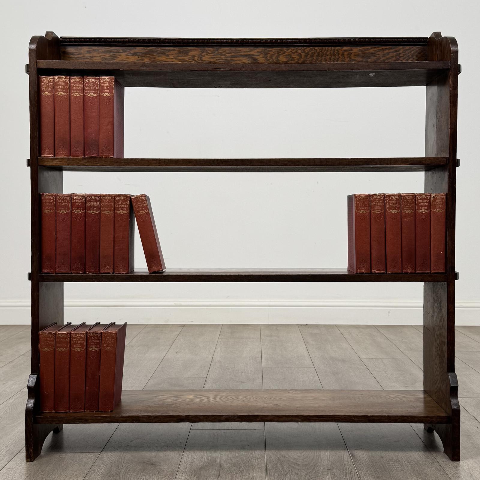 Antique 20th Century Edwardian Open Bookcase in Oak (1 of 10) Antique 20th Century Edwardian Open Bookcase in Oak (1 of 10)