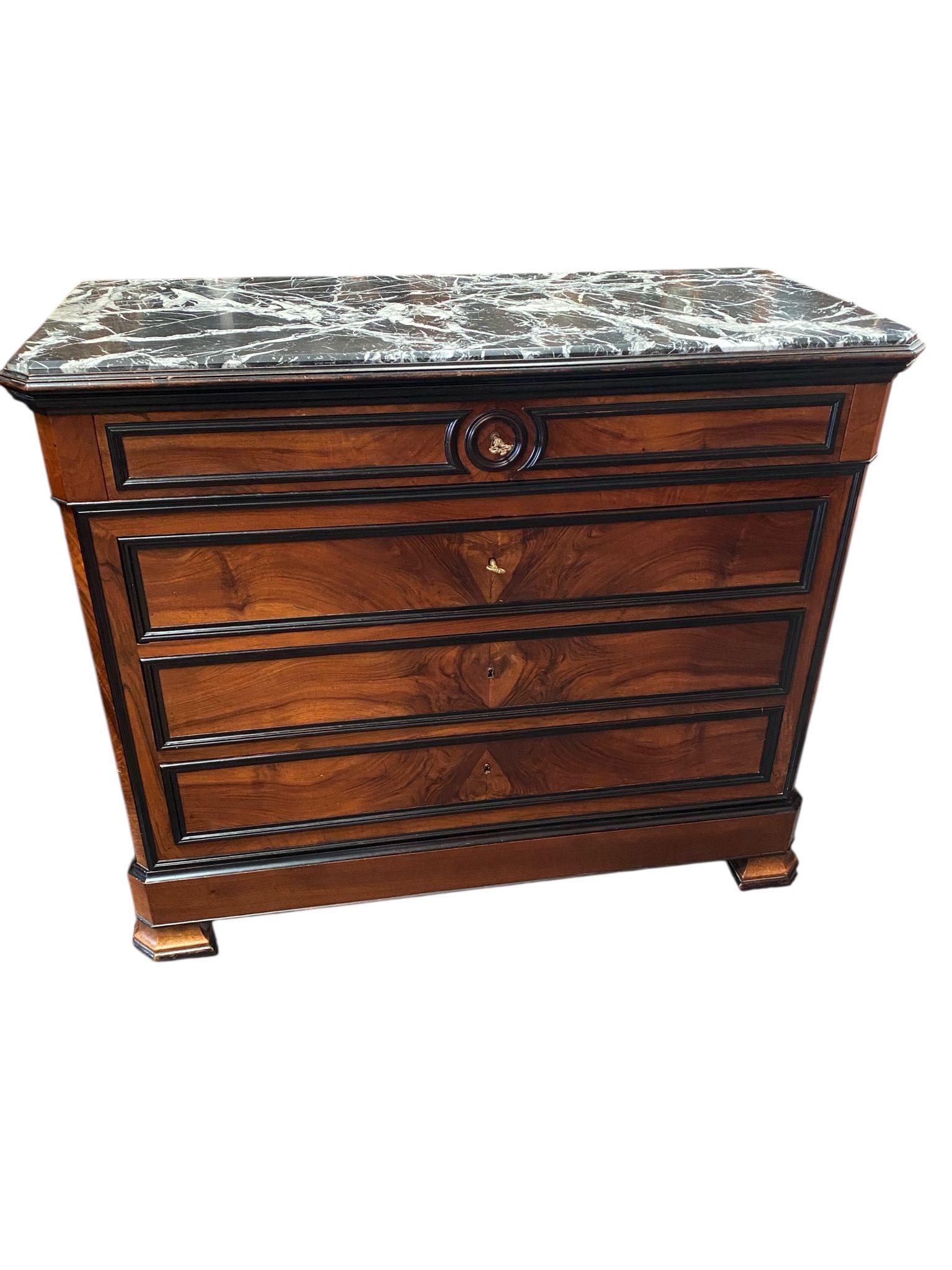 Biedermeier Mahogany Chest of Drawers (1 of 5)