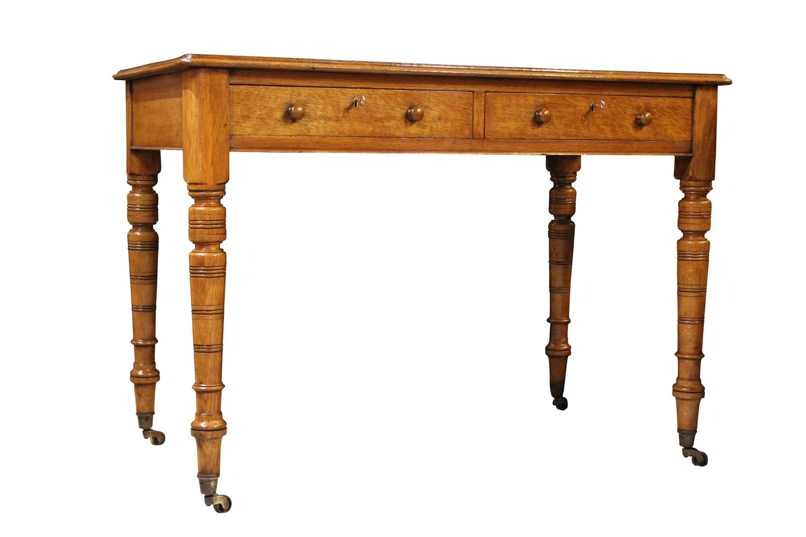 Victorian Oak Writing Table (1 of 6) Victorian Oak Writing Table (1 of 6)