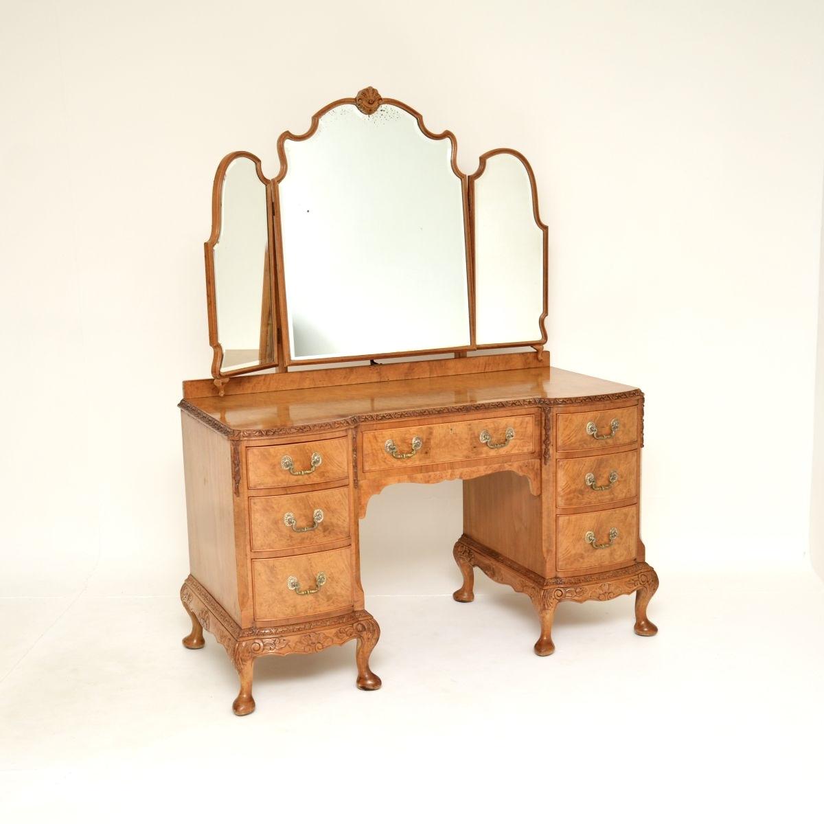 Antique Burr Walnut Dressing Table (1 of 12)